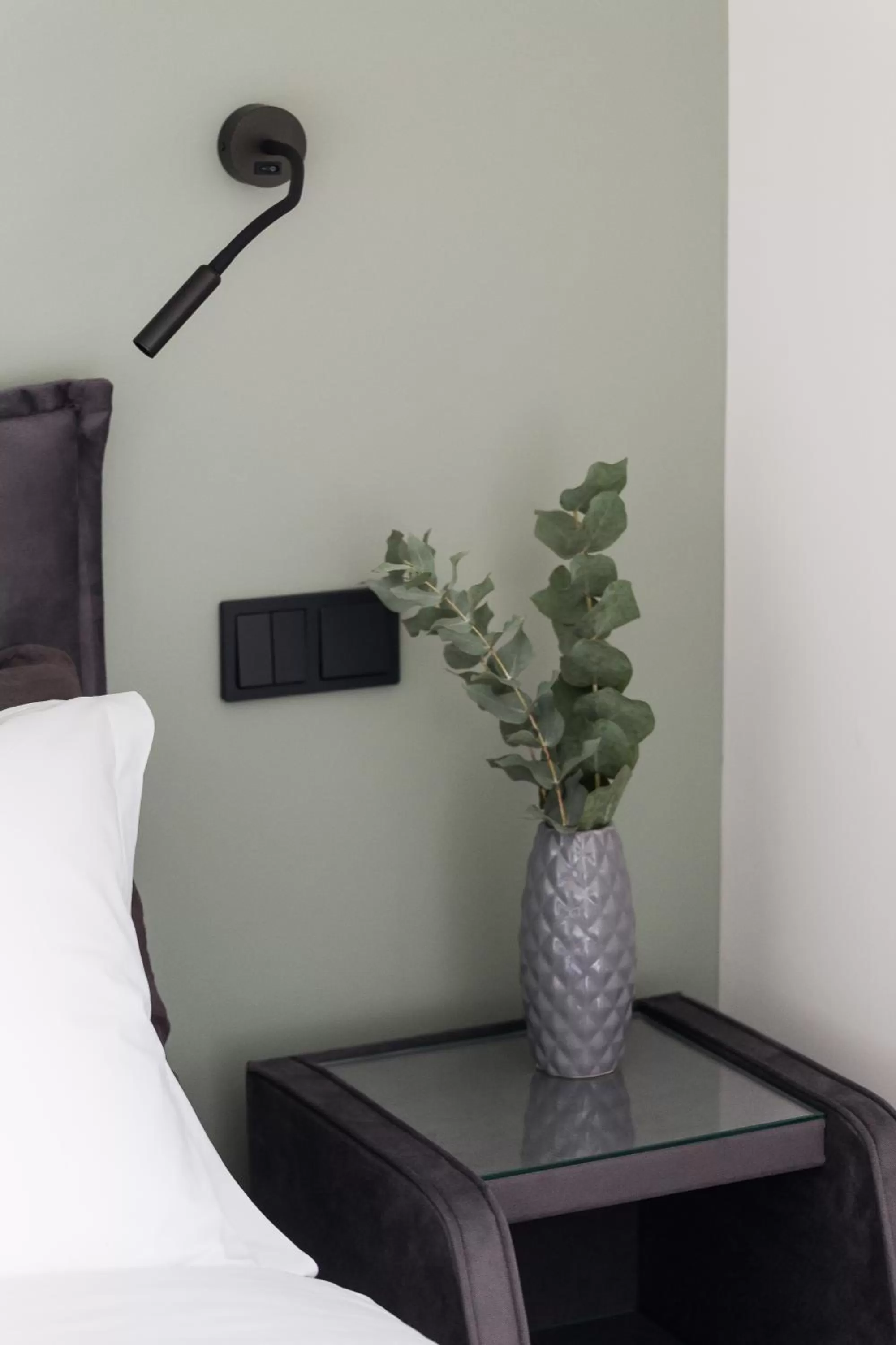 Decorative detail, Bed in Athenian Central Apartments