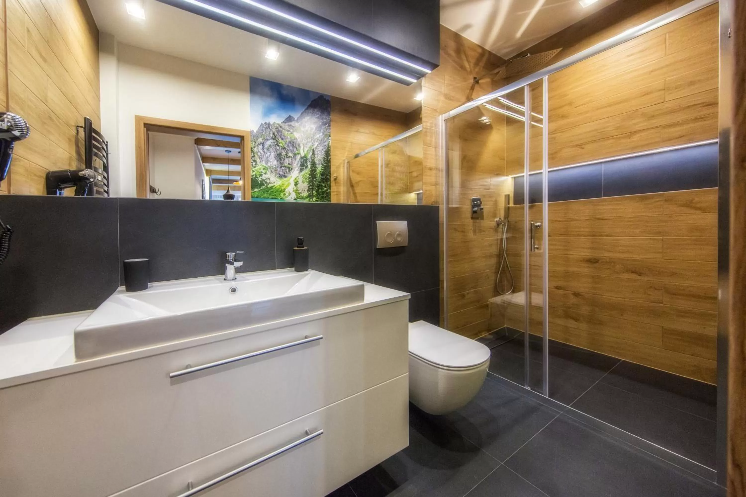 Bathroom in Aparthotel Giewont