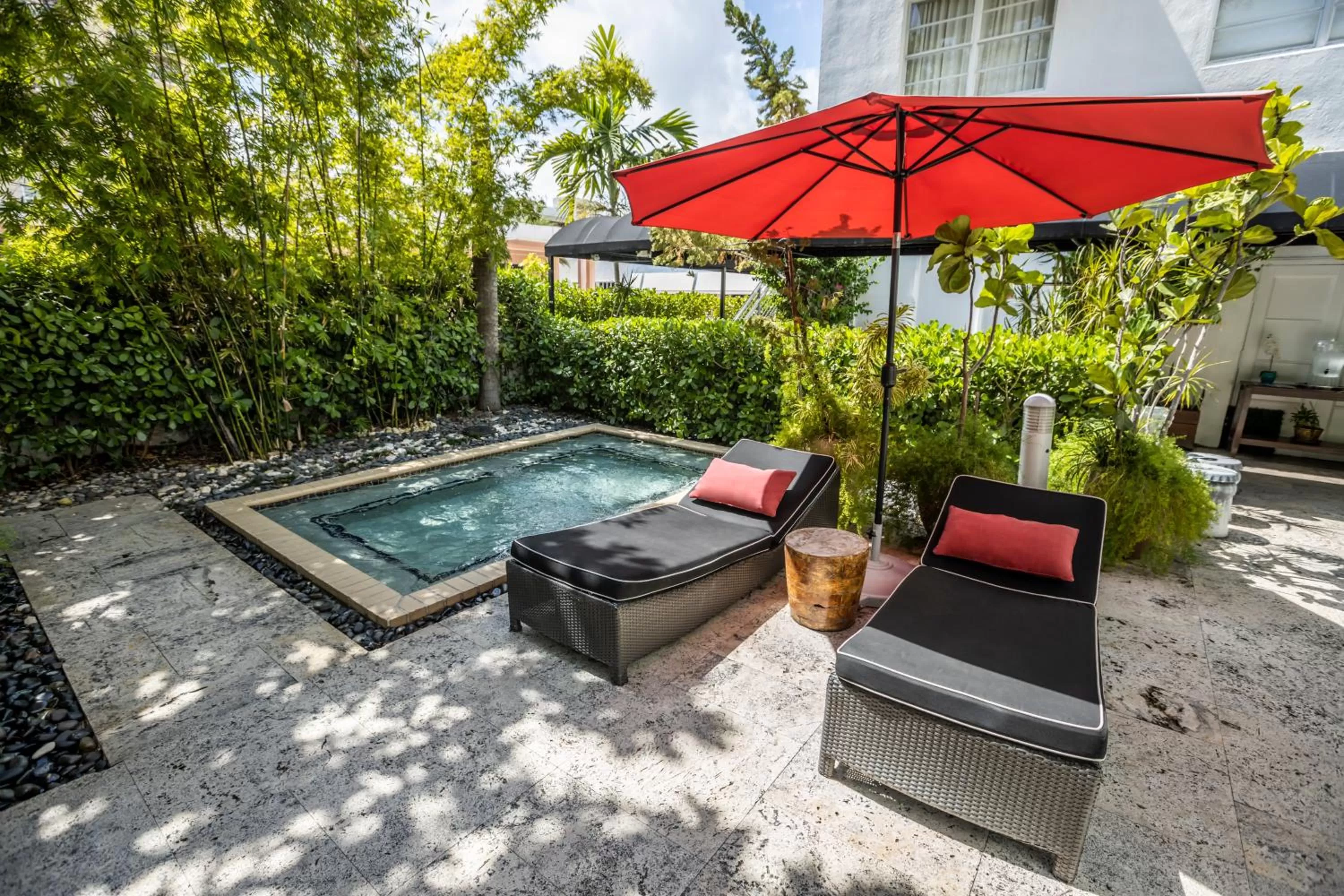 Patio in Metropole Suites South Beach