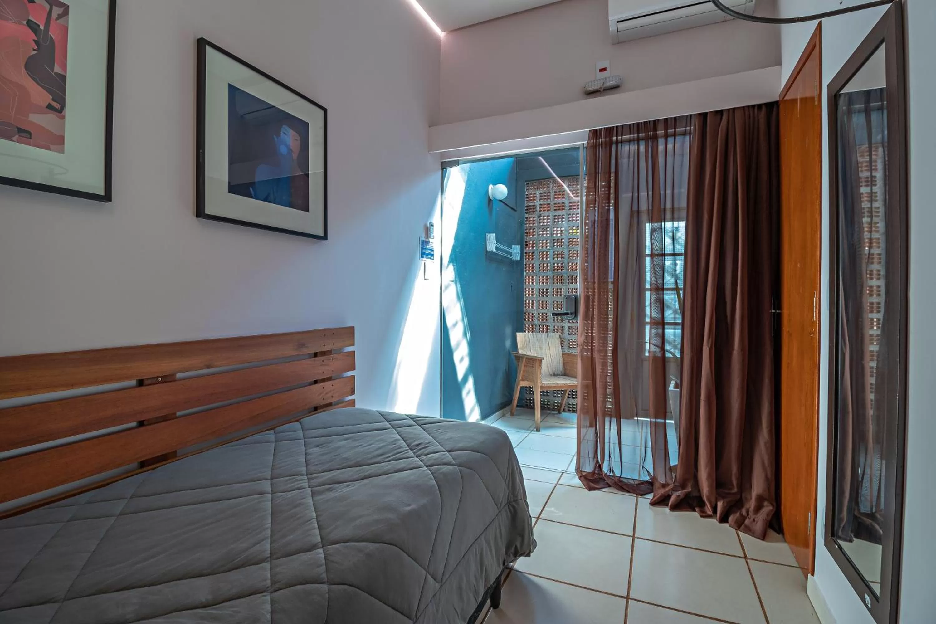 Bed in Suítes no Quintal