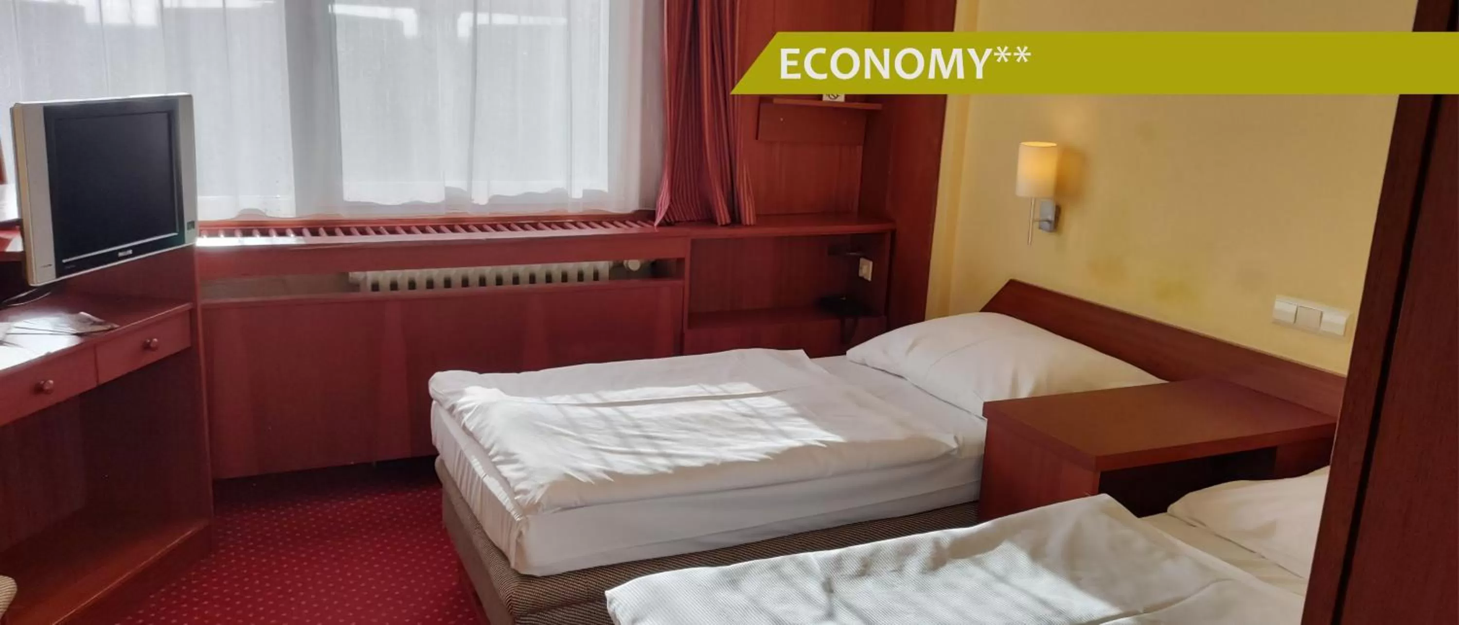 Bed in Hotel Ludmila