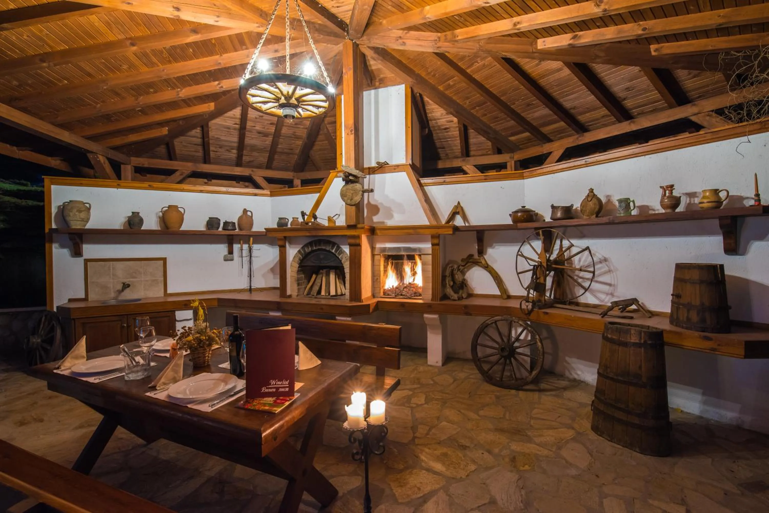 Patio in Evelina Palace Hotel