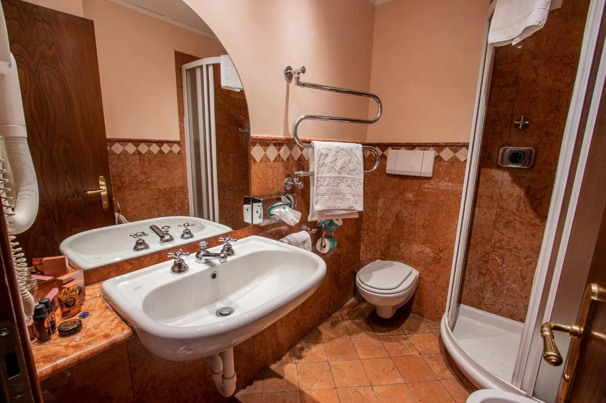 Shower in Albergo Le Due Corti