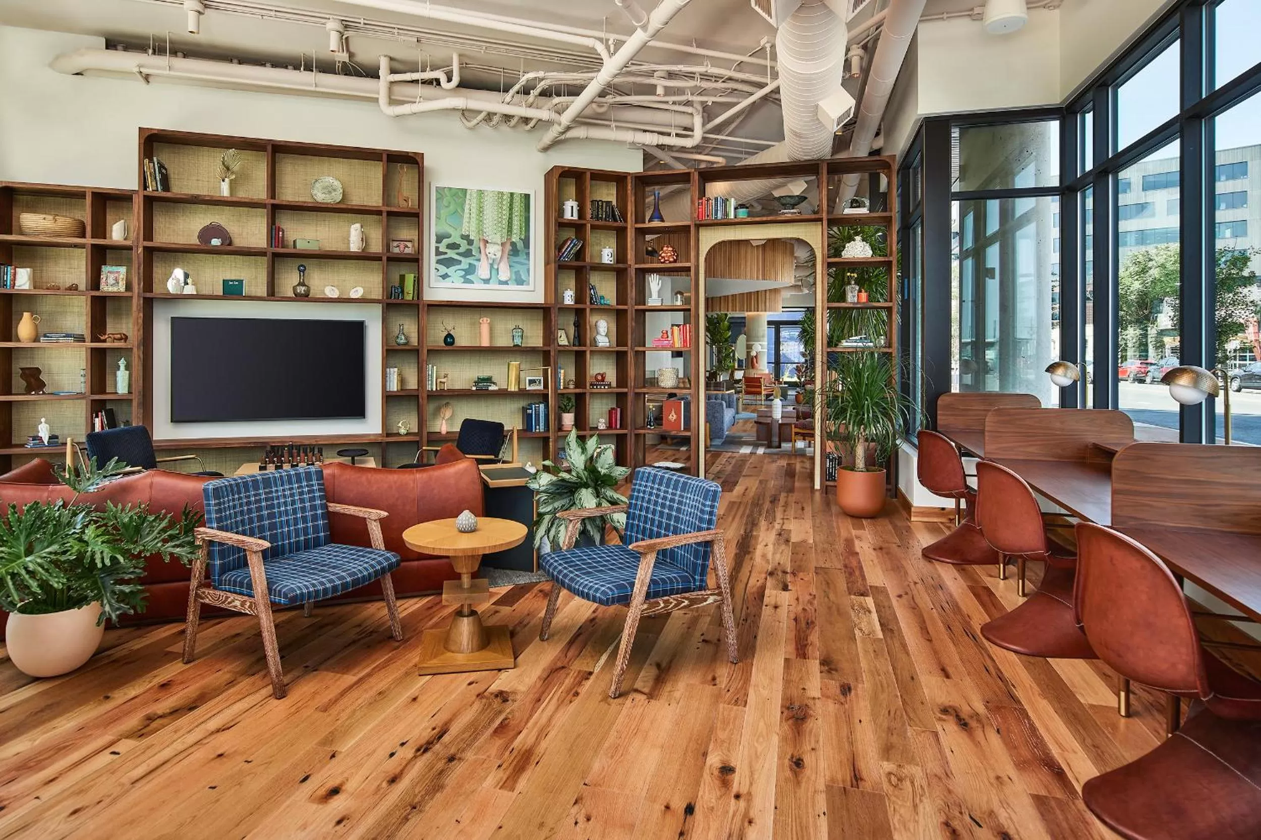 Library in Catbird Hotel