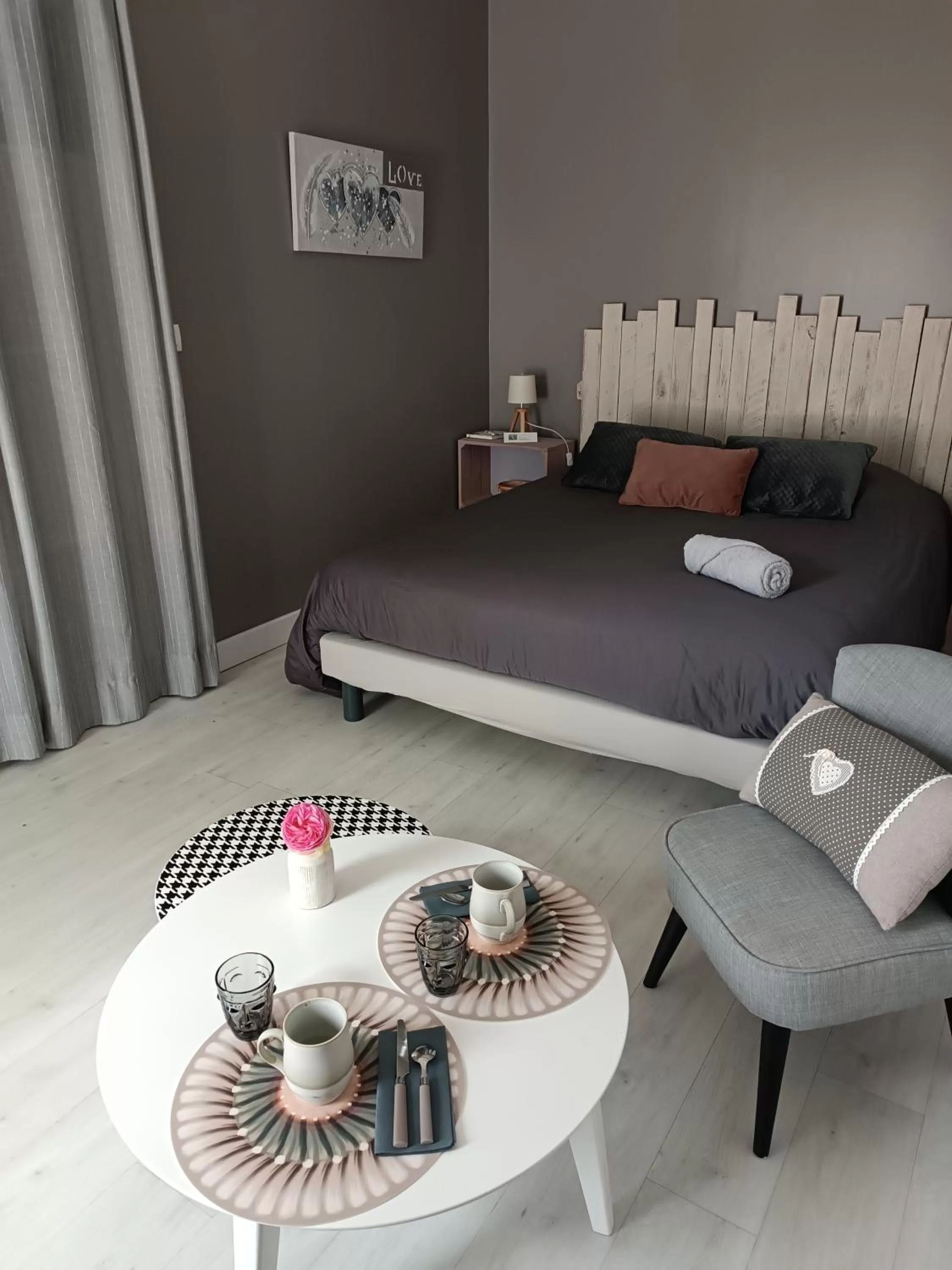 Double Room with Garden View in Les granges du chiron