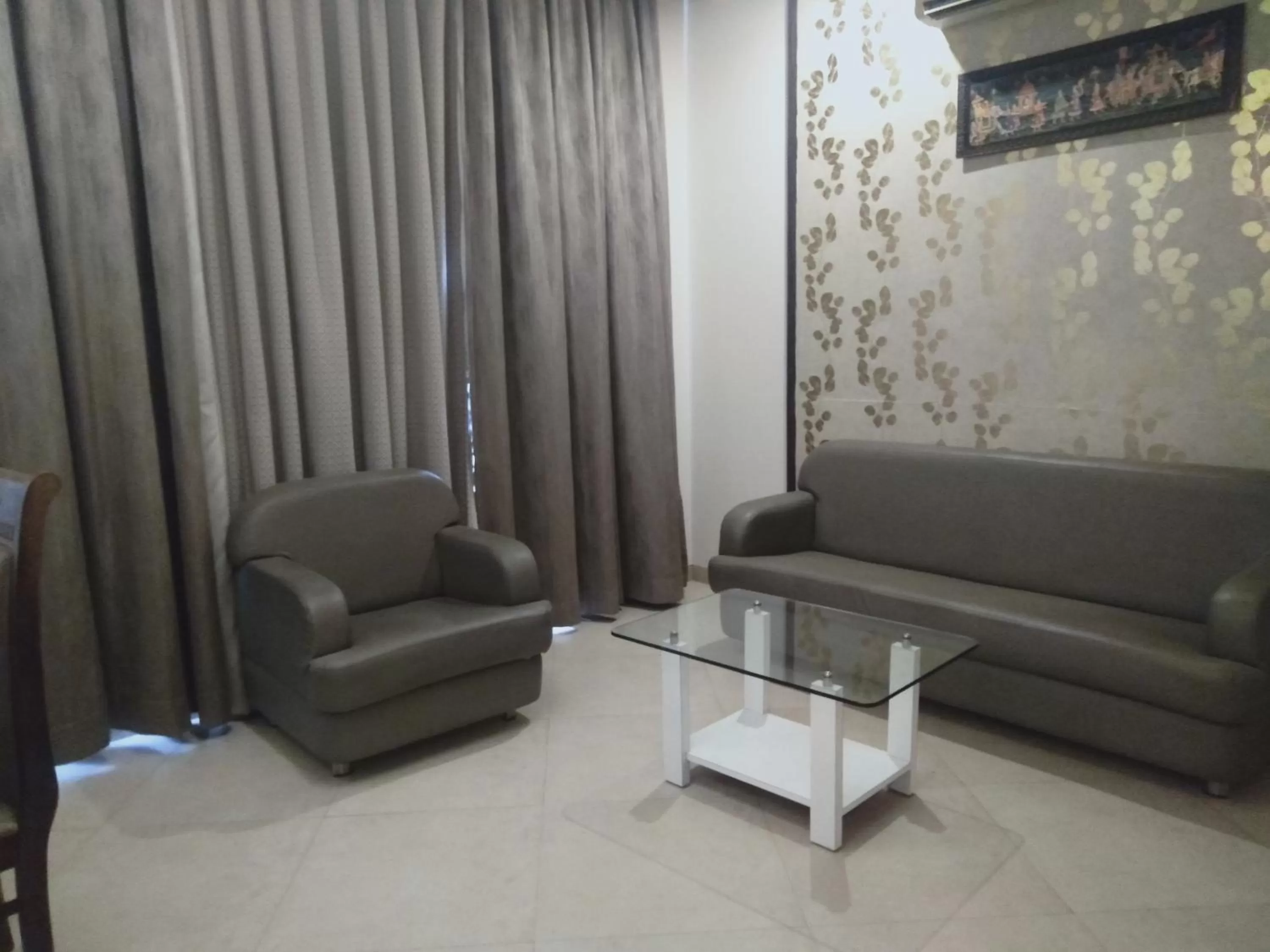 Seating area in Hotel Udayanraje Palace