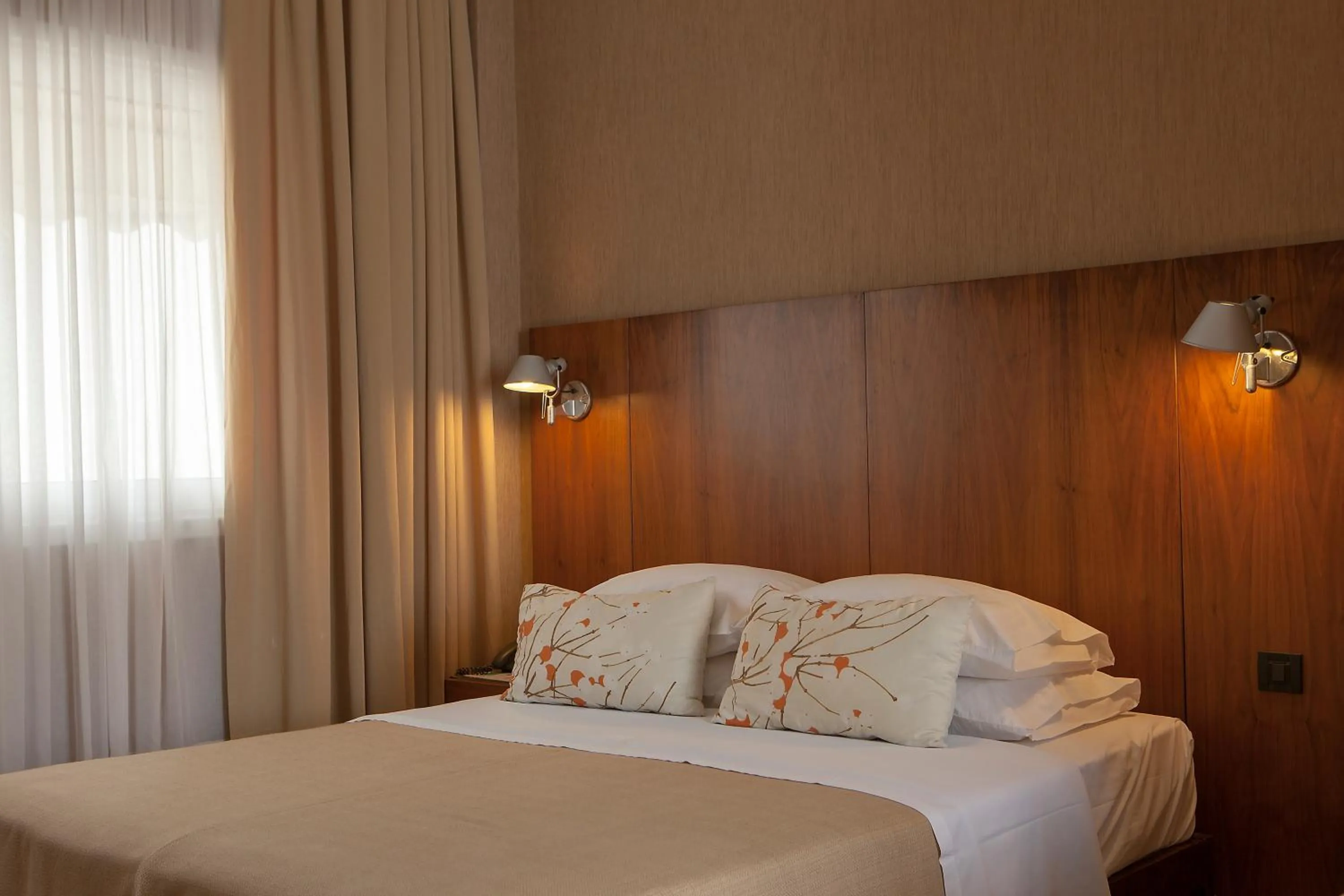 Bed in Philippos Hotel