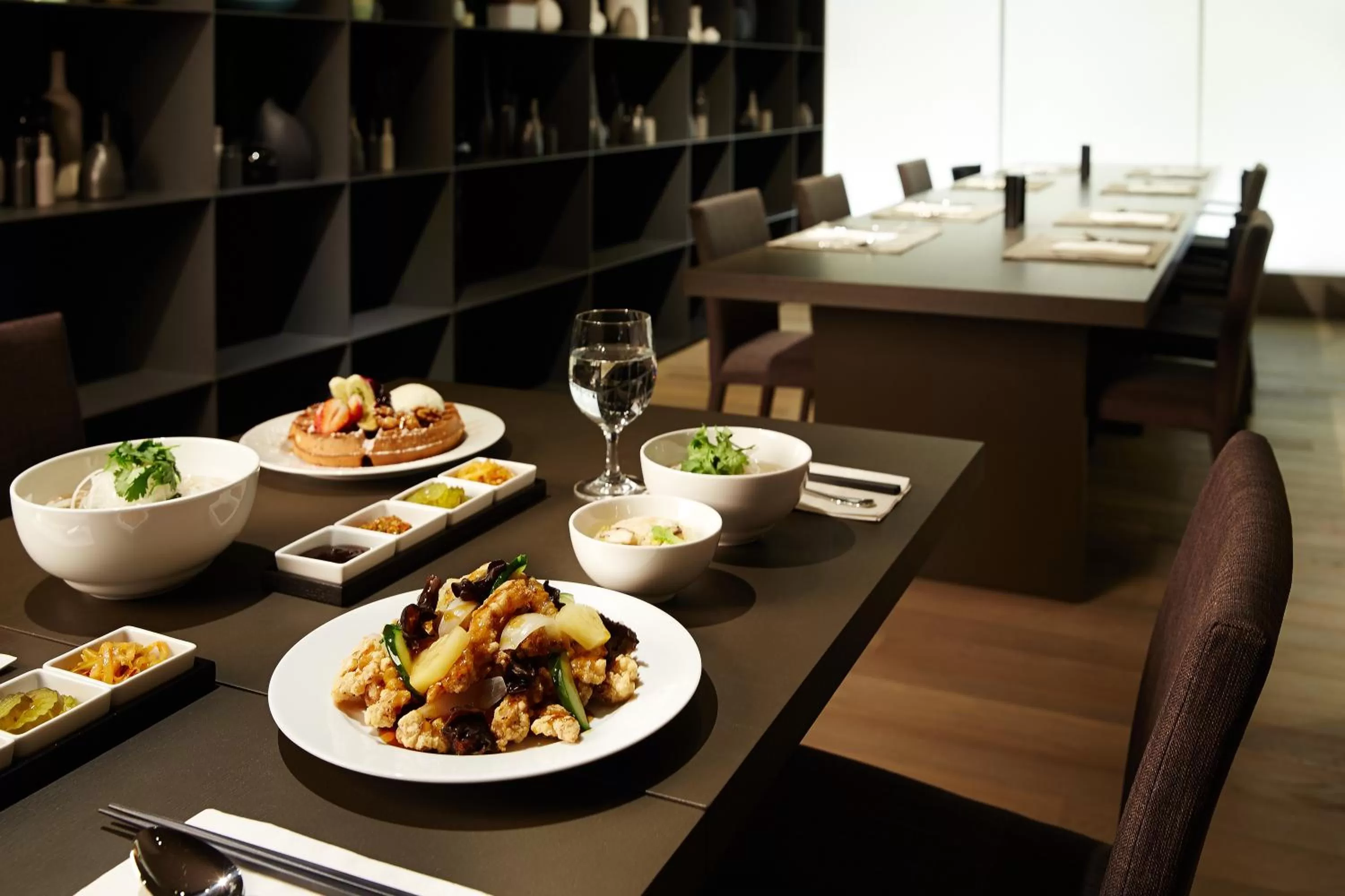 Food close-up in Shilla Stay Seodaemun Seoul Station