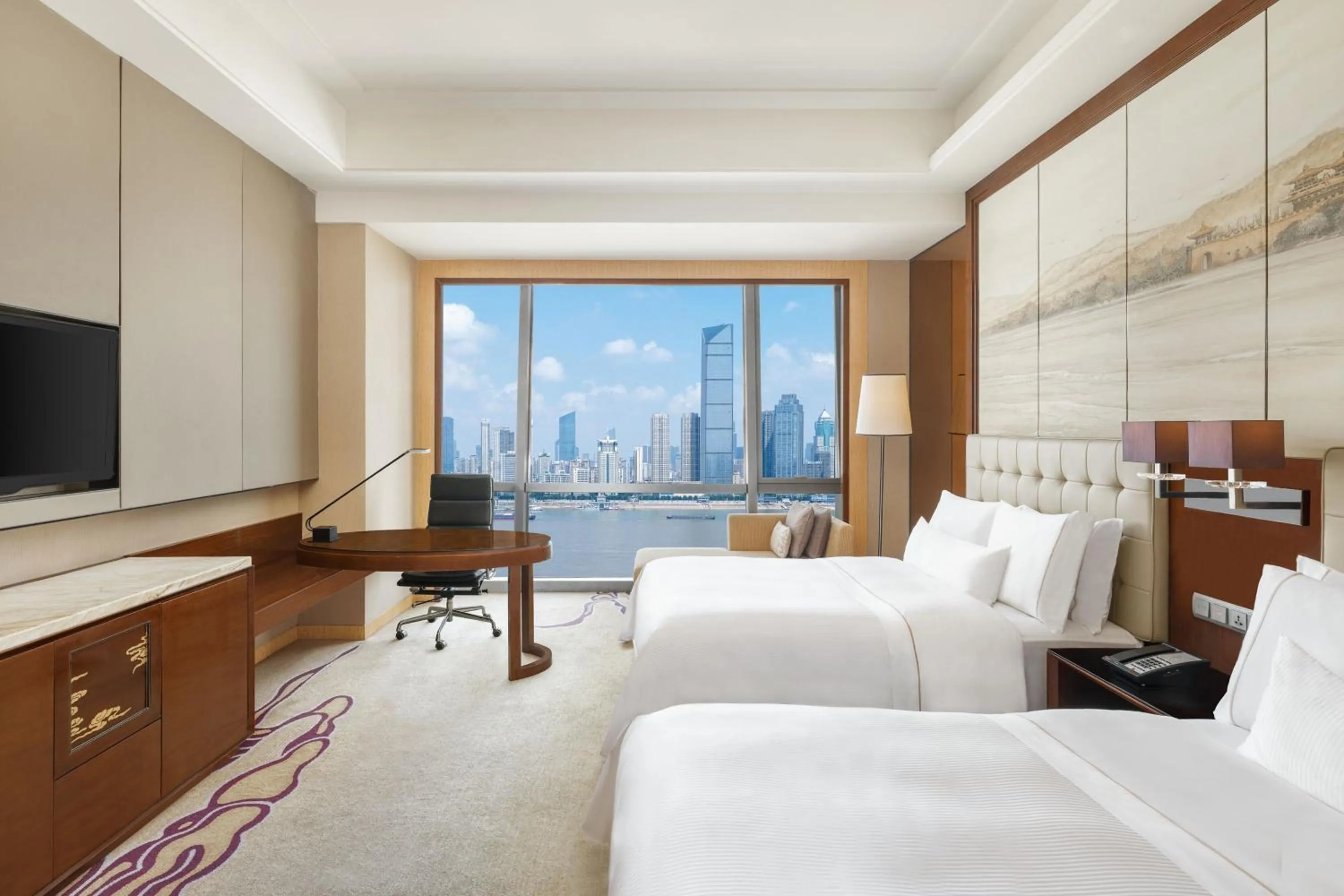 Photo of the whole room, Bed in The Westin Wuhan Wuchang