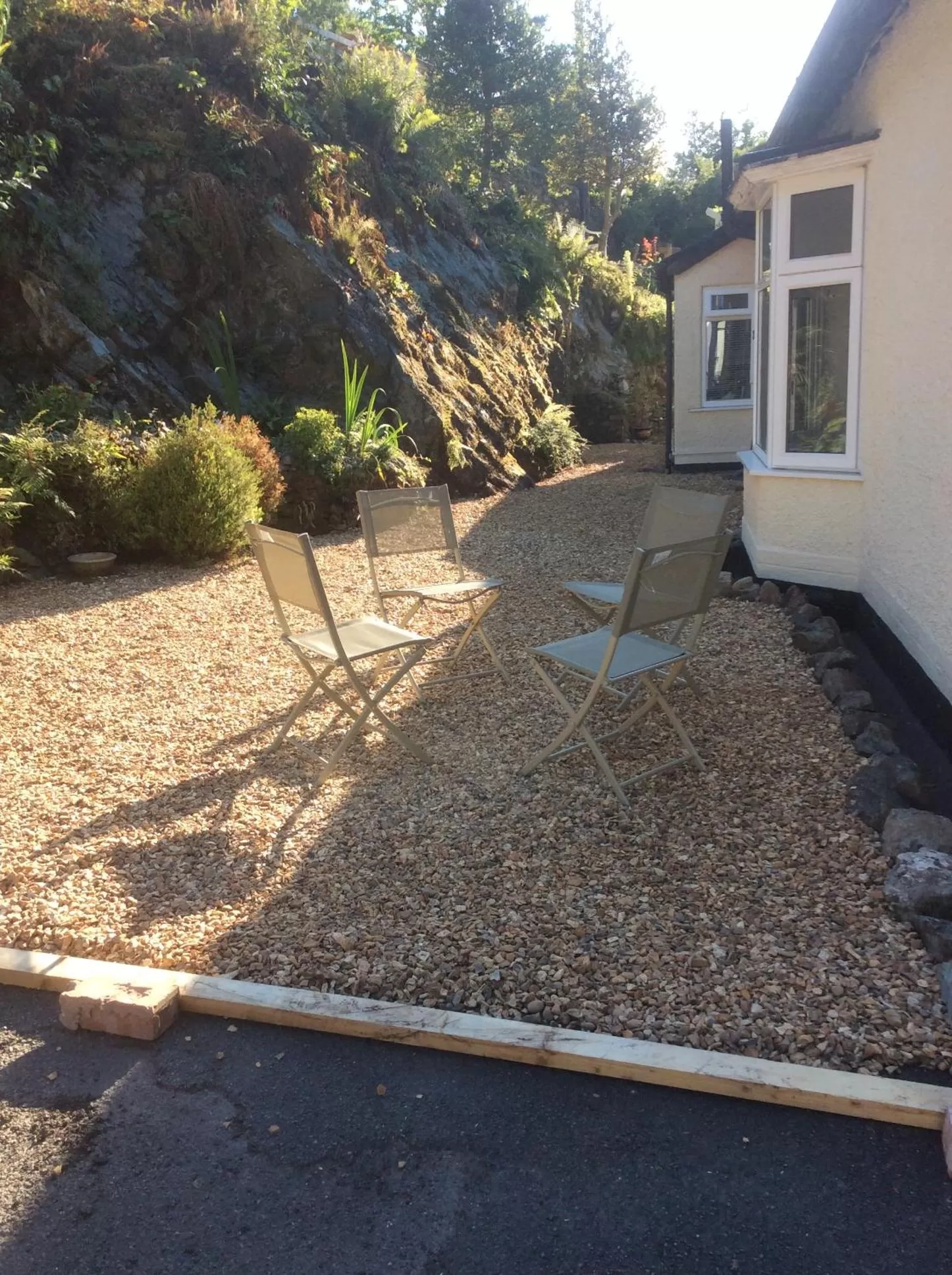 Patio in Borthwenbnb