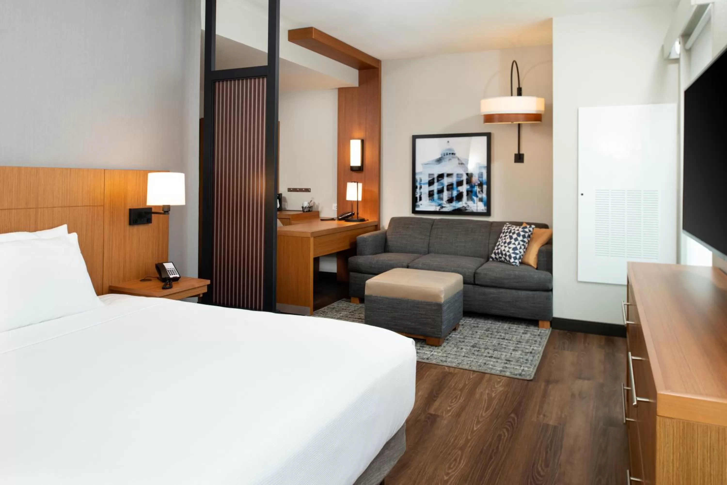 Photo of the whole room, Bed in Hyatt Place Dallas/Rockwall