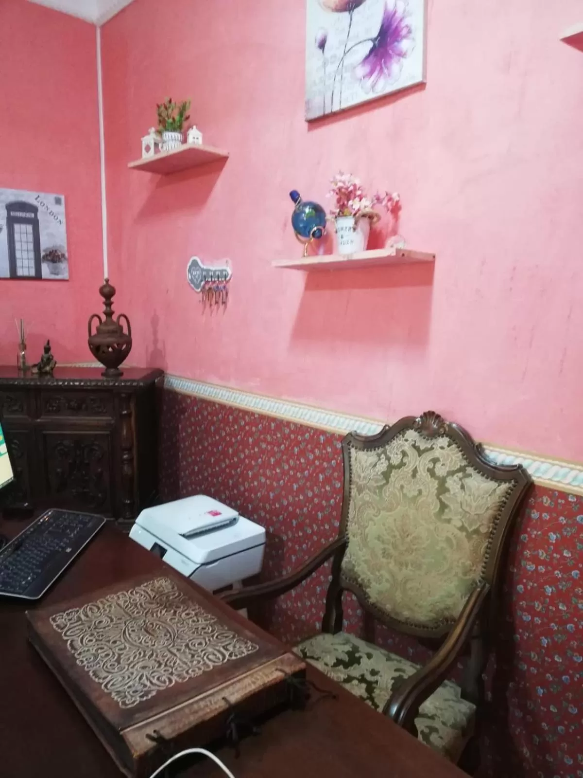 Lobby or reception, Seating Area in B&B Orchidea