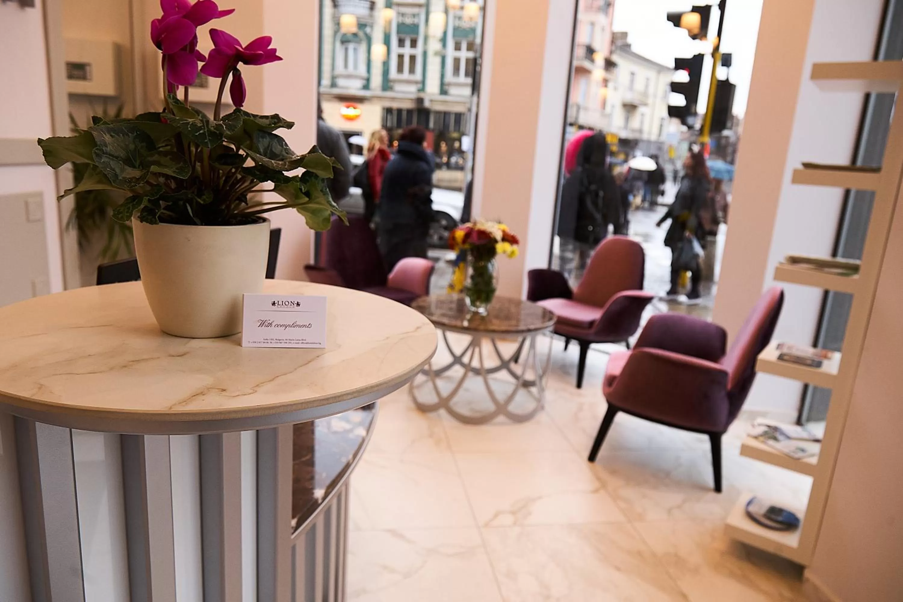Lobby or reception in Hotel Lion Sofia