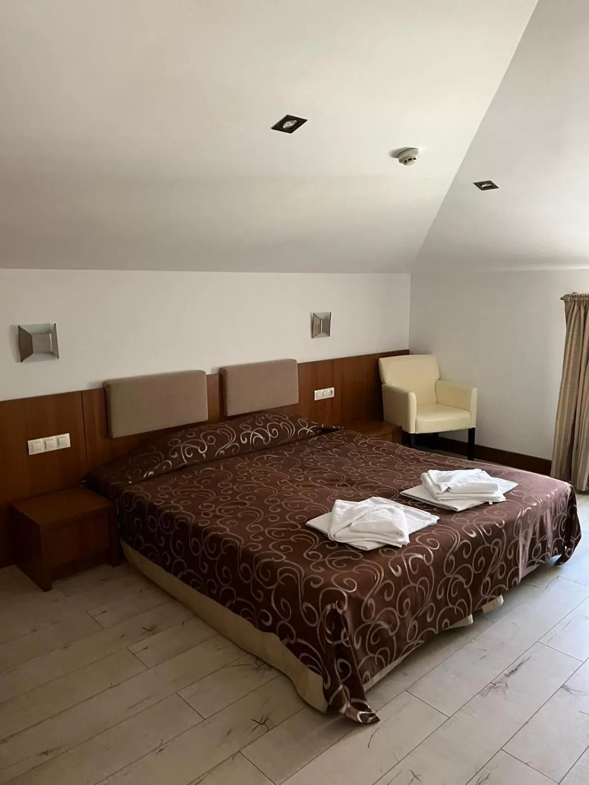 Bed in Family Hotel Casa del Mare