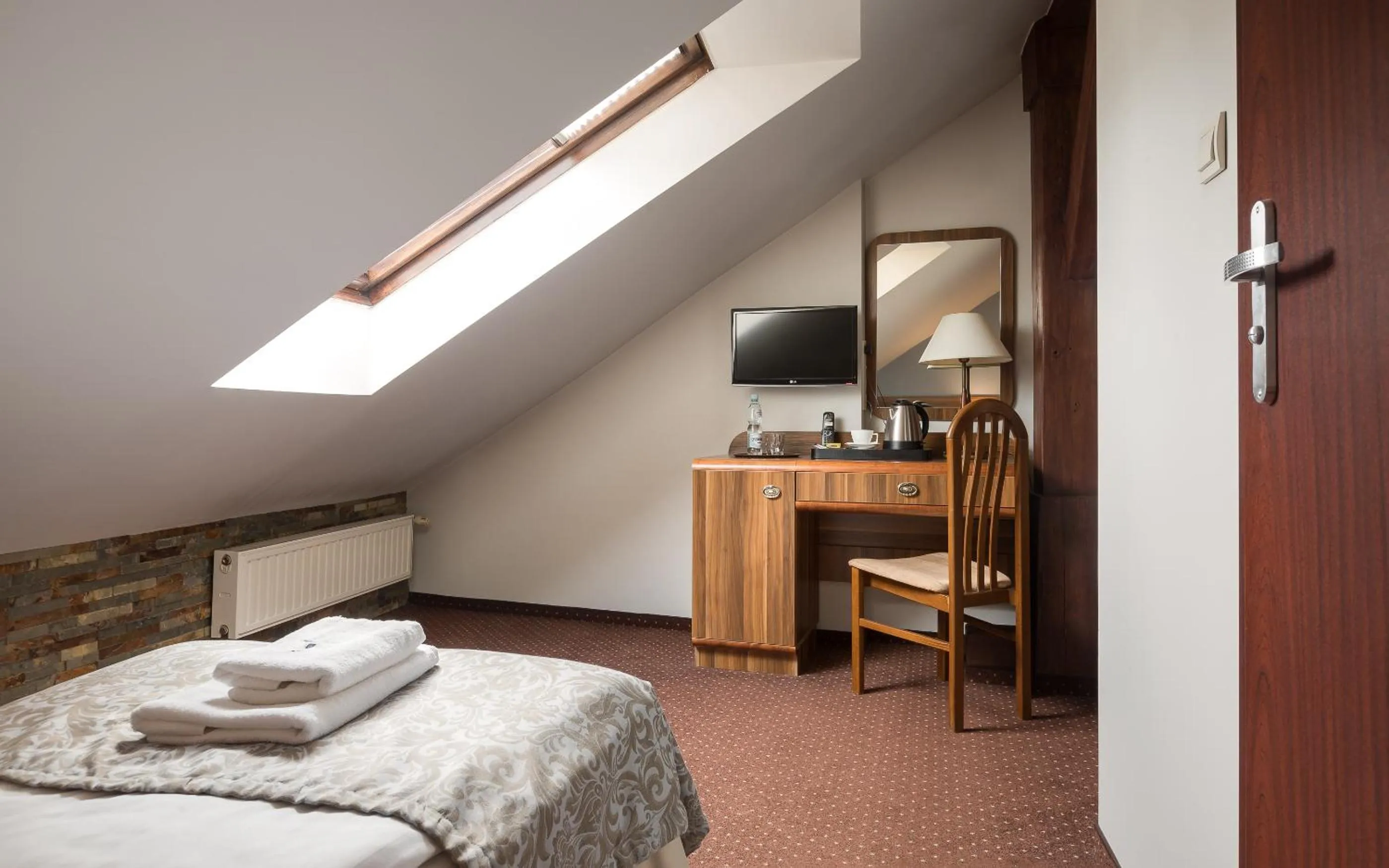 Bed in Hotel Wit Stwosz