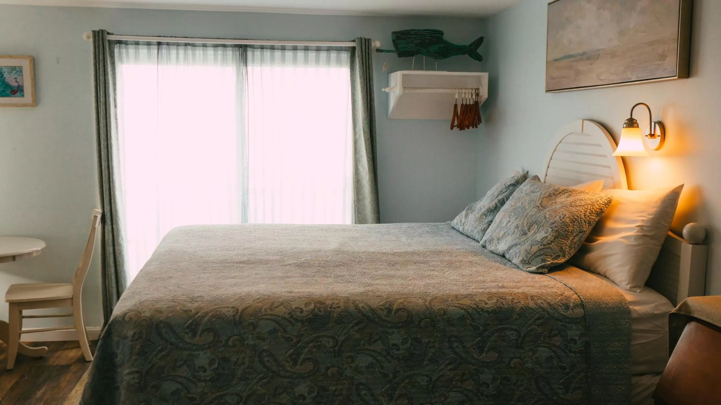 Bed in The Atlantic Motel