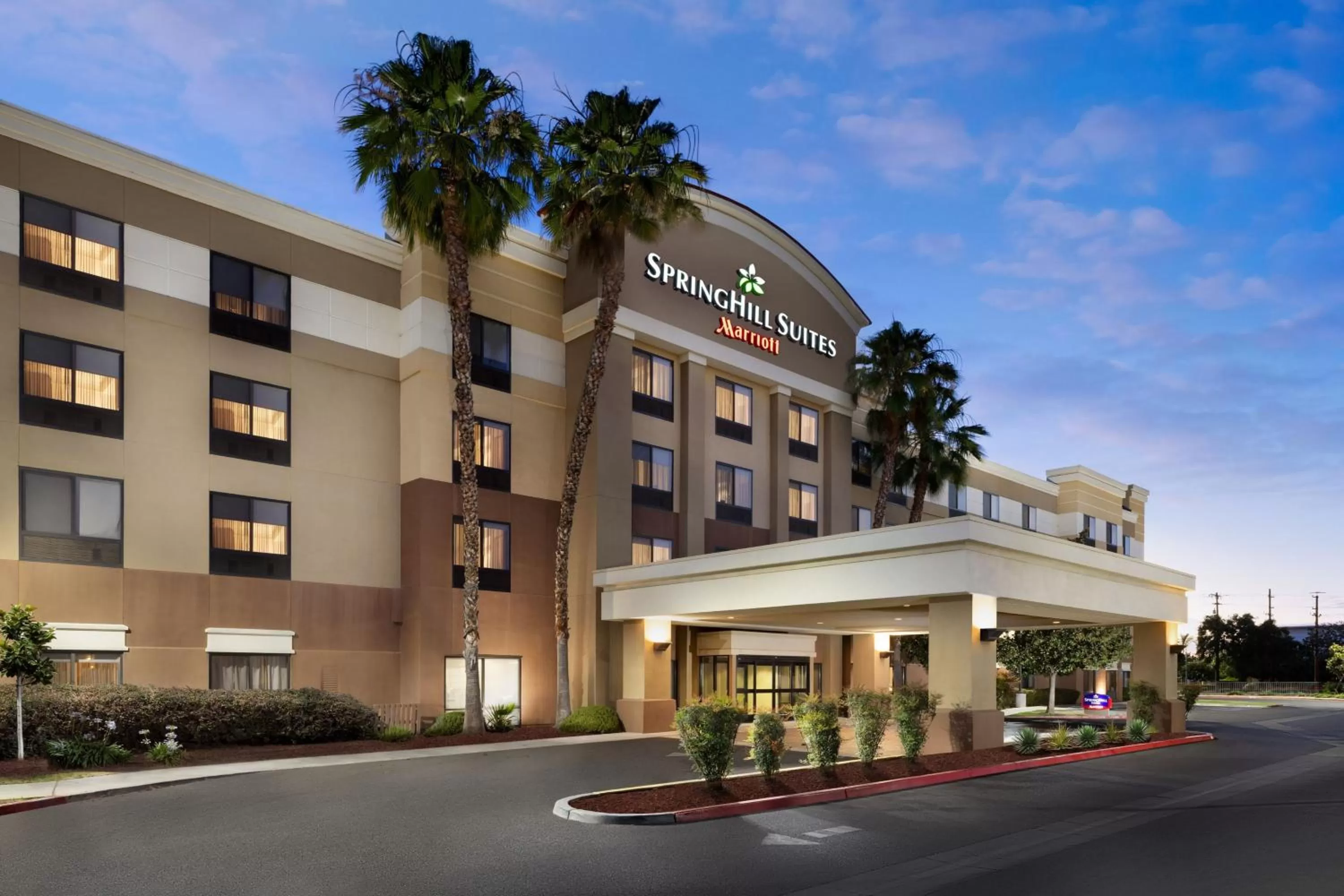 Property building in SpringHill Suites Fresno