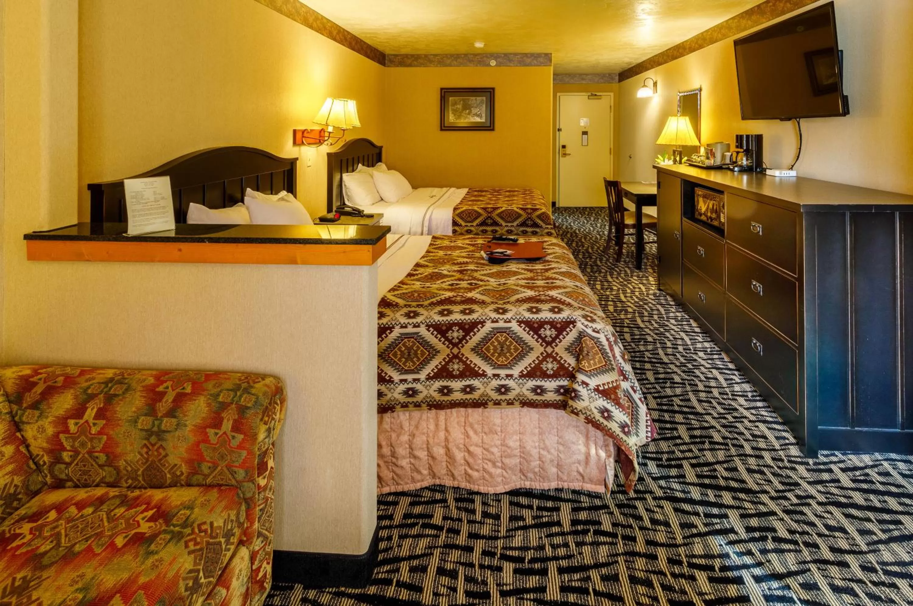 Photo of the whole room, Bed in 49'er Inn & Suites