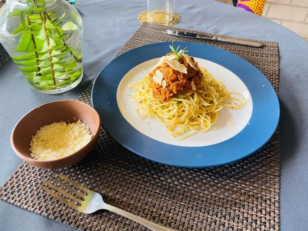 Food in Charming Eco-Homestay near Kilimanjaro International Airport