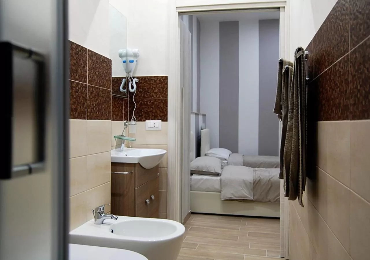 Toilet in B&b Vittorio Emanuele II