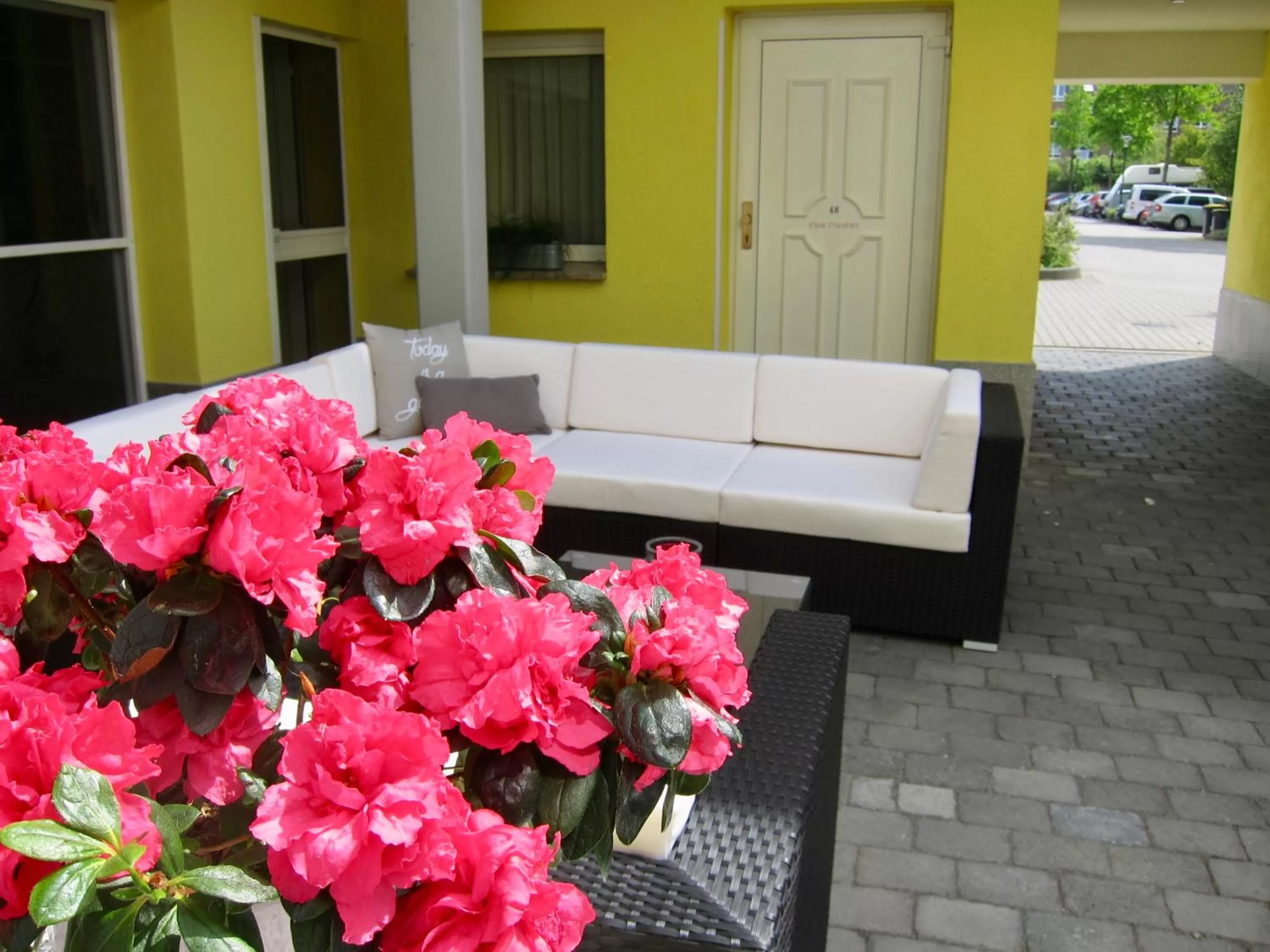 Property building in Boutique-garni Hotel Papillon