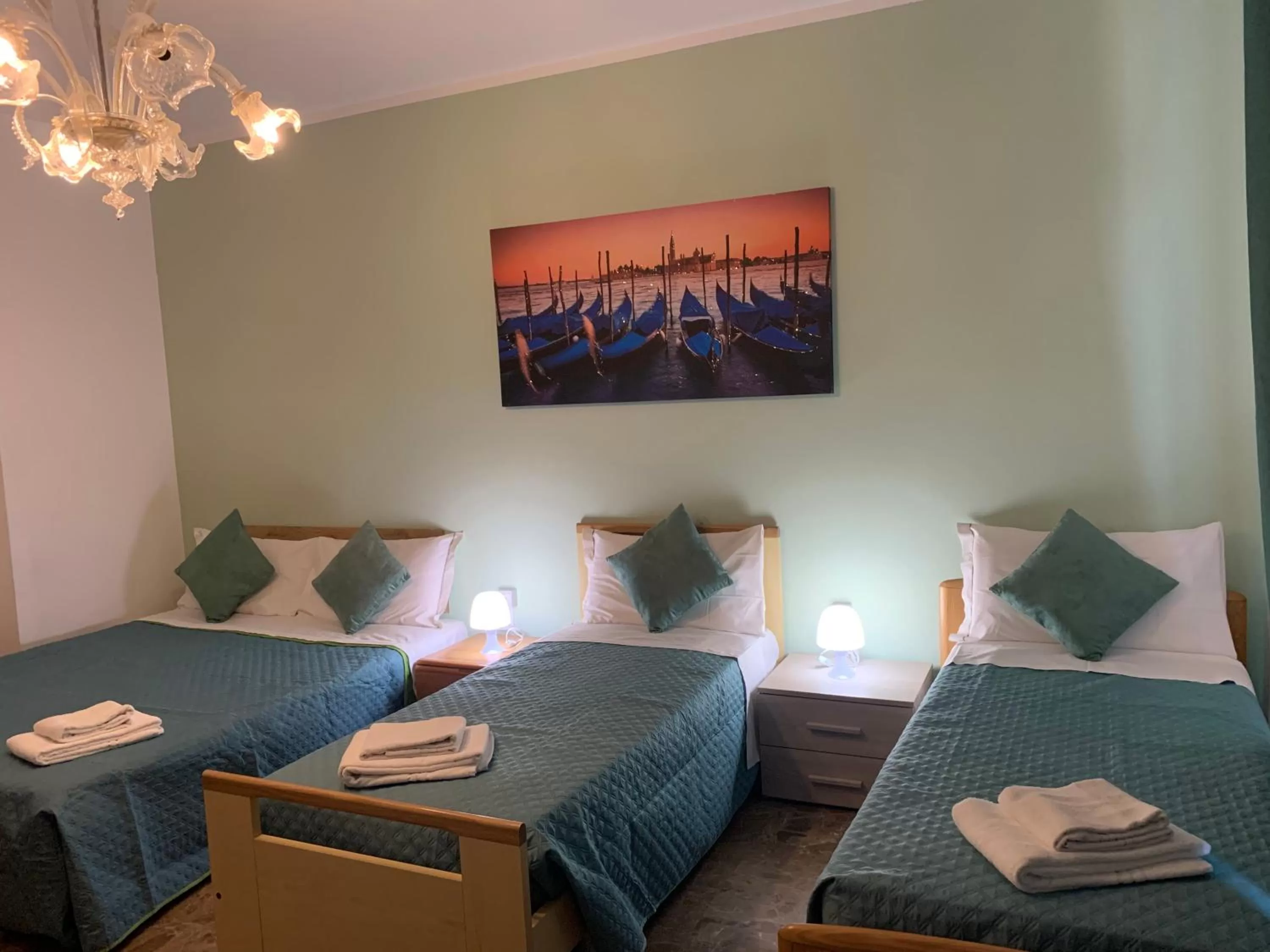 Bed in VENICE NIGHT APPARTMENT