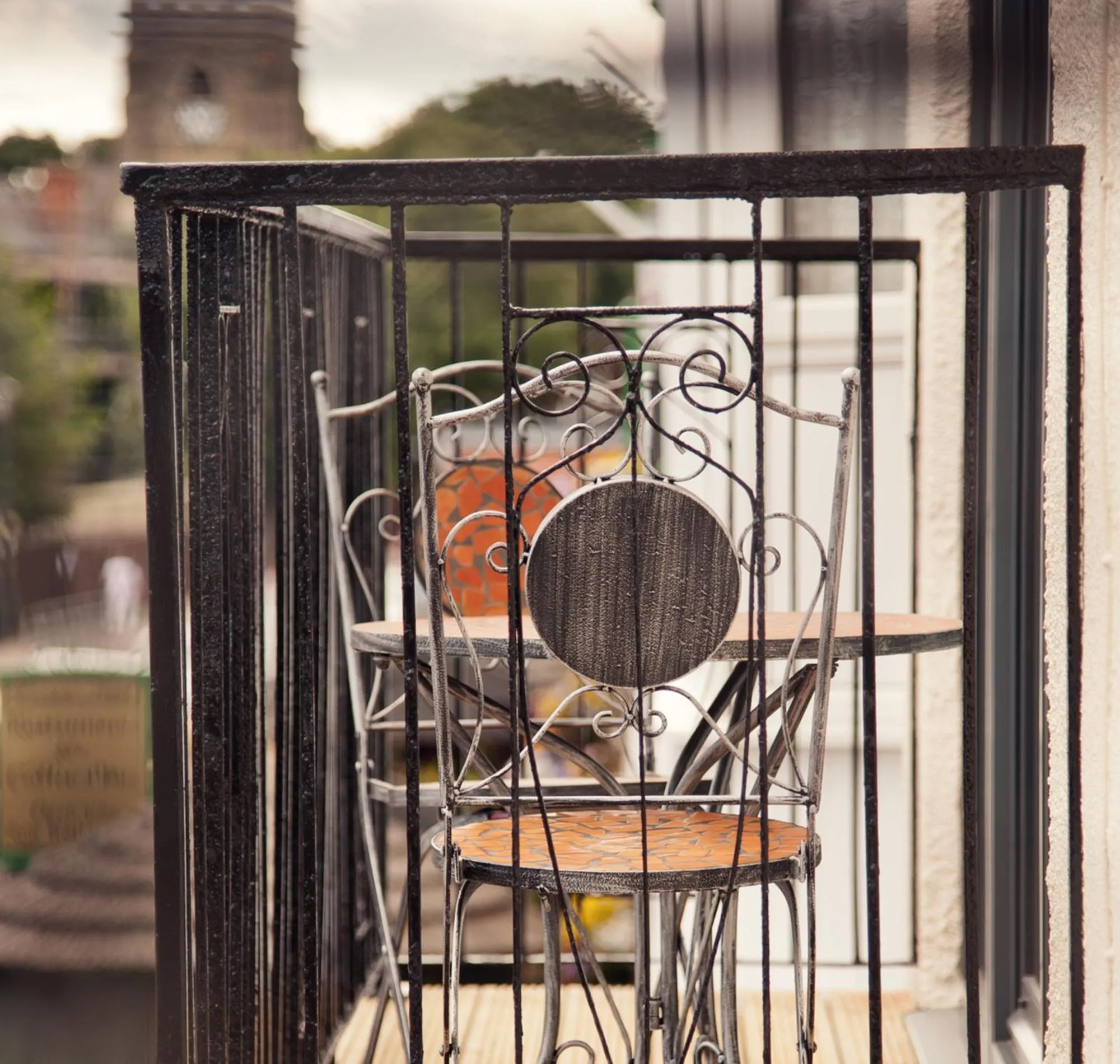 Balcony/Terrace in The Burlington Hotel