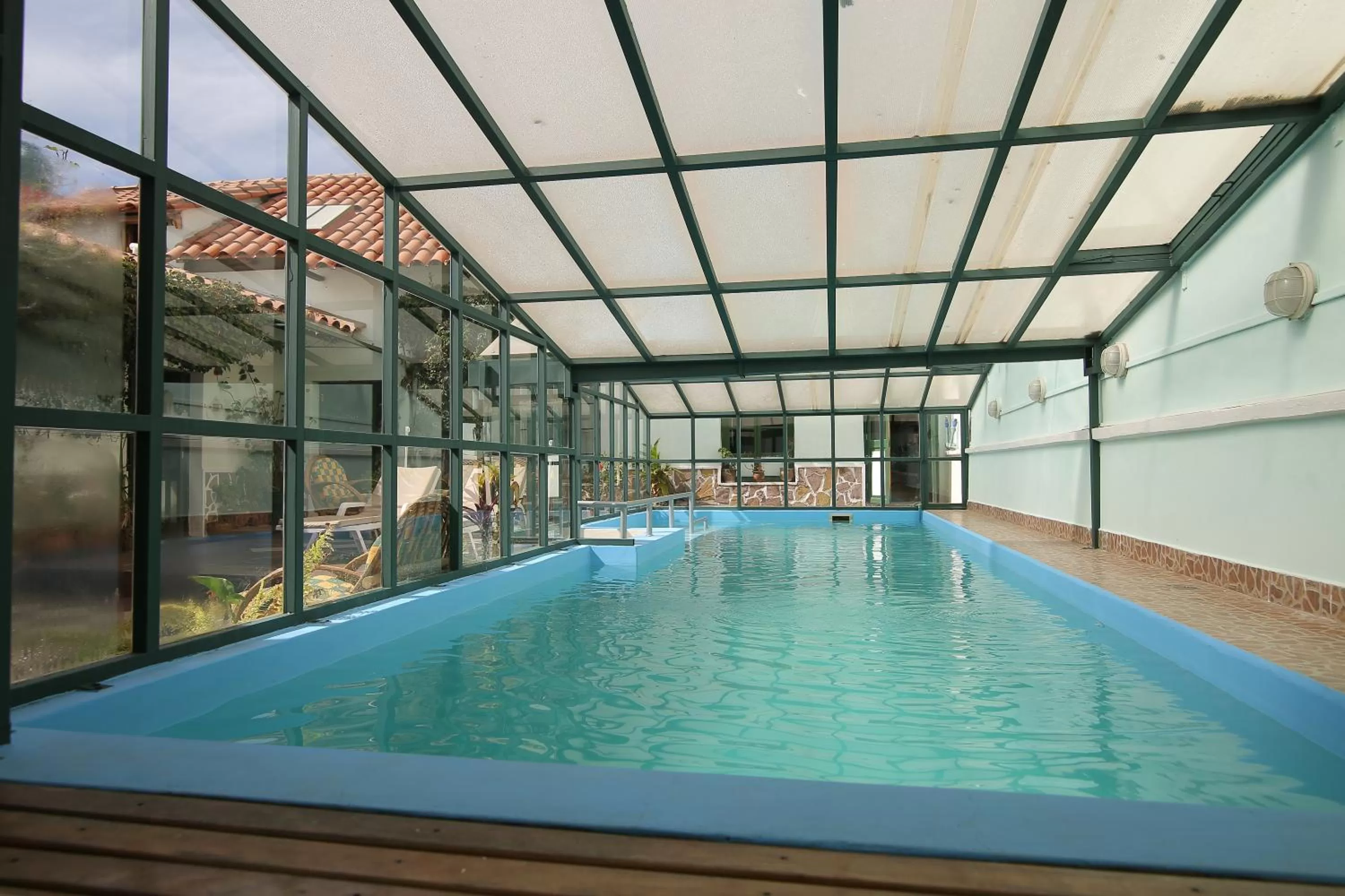 Swimming pool in Casa Verde Hostal