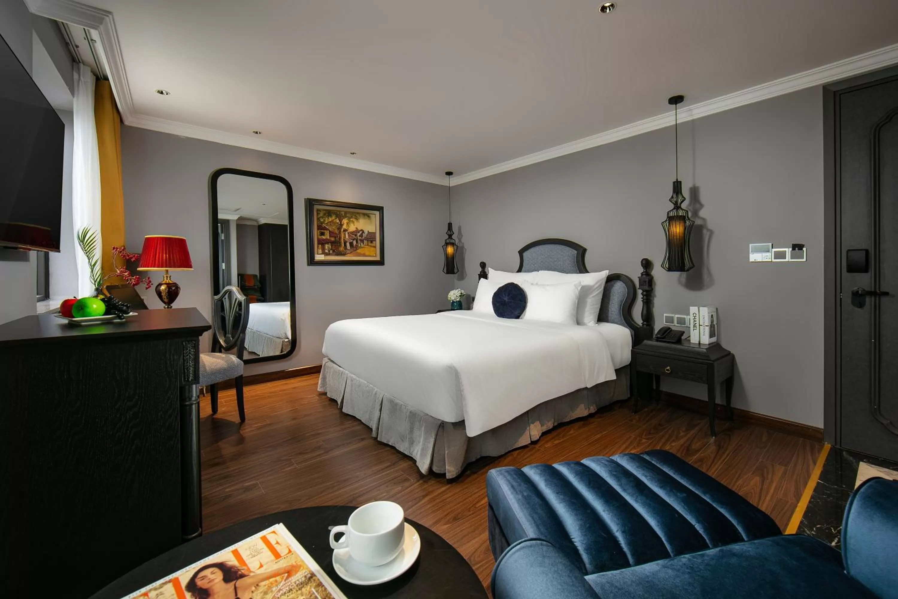 Bedroom, Bed in Hanoi L'Heritage Hotel & Gym - Spa