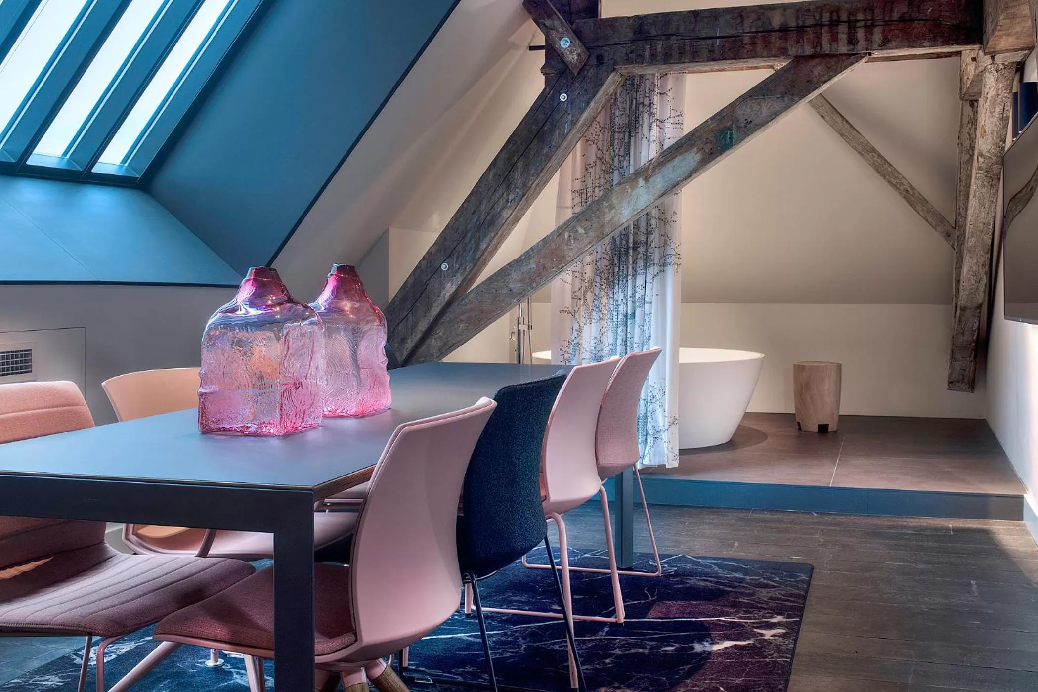 Seating area in Kazerne Hotel - Member of Design Hotels