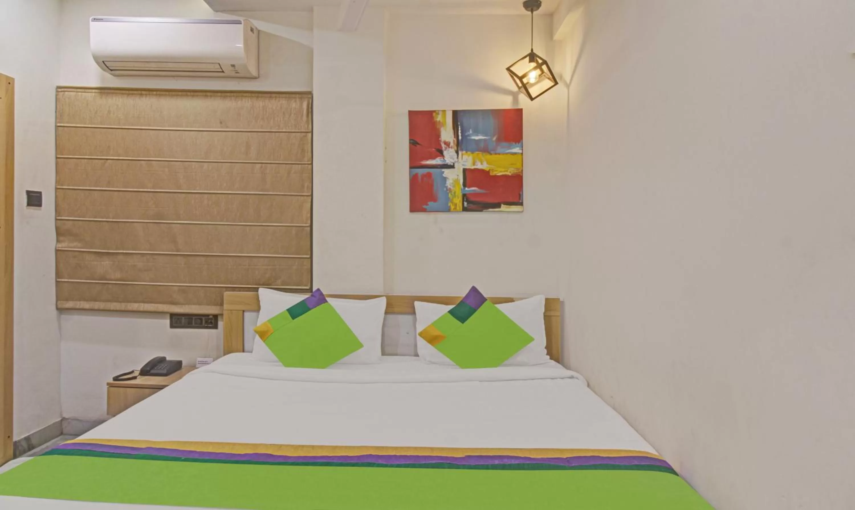 Bedroom, Bed in Treebo The Boss