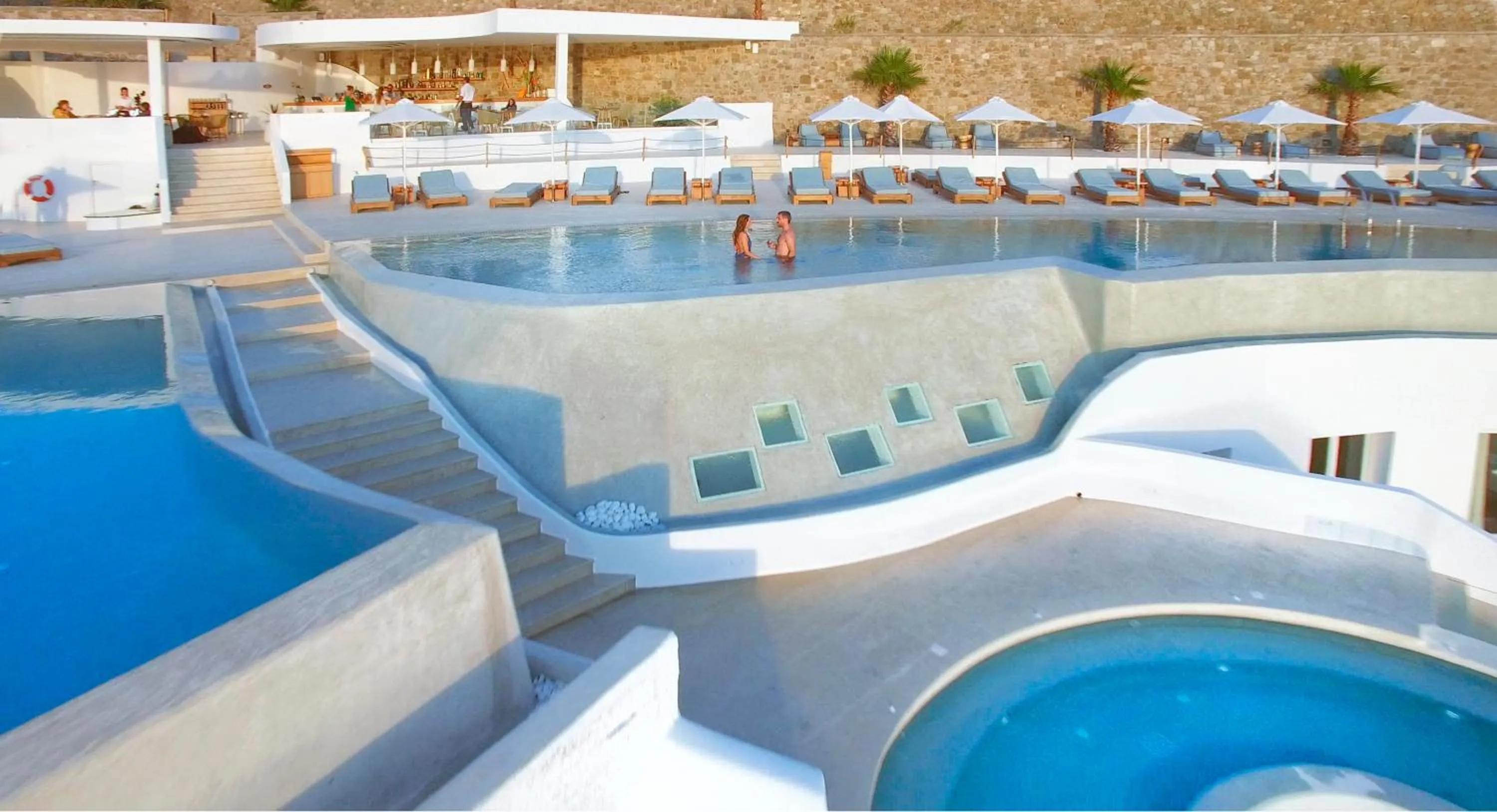 Swimming pool in Anax Resort and Spa