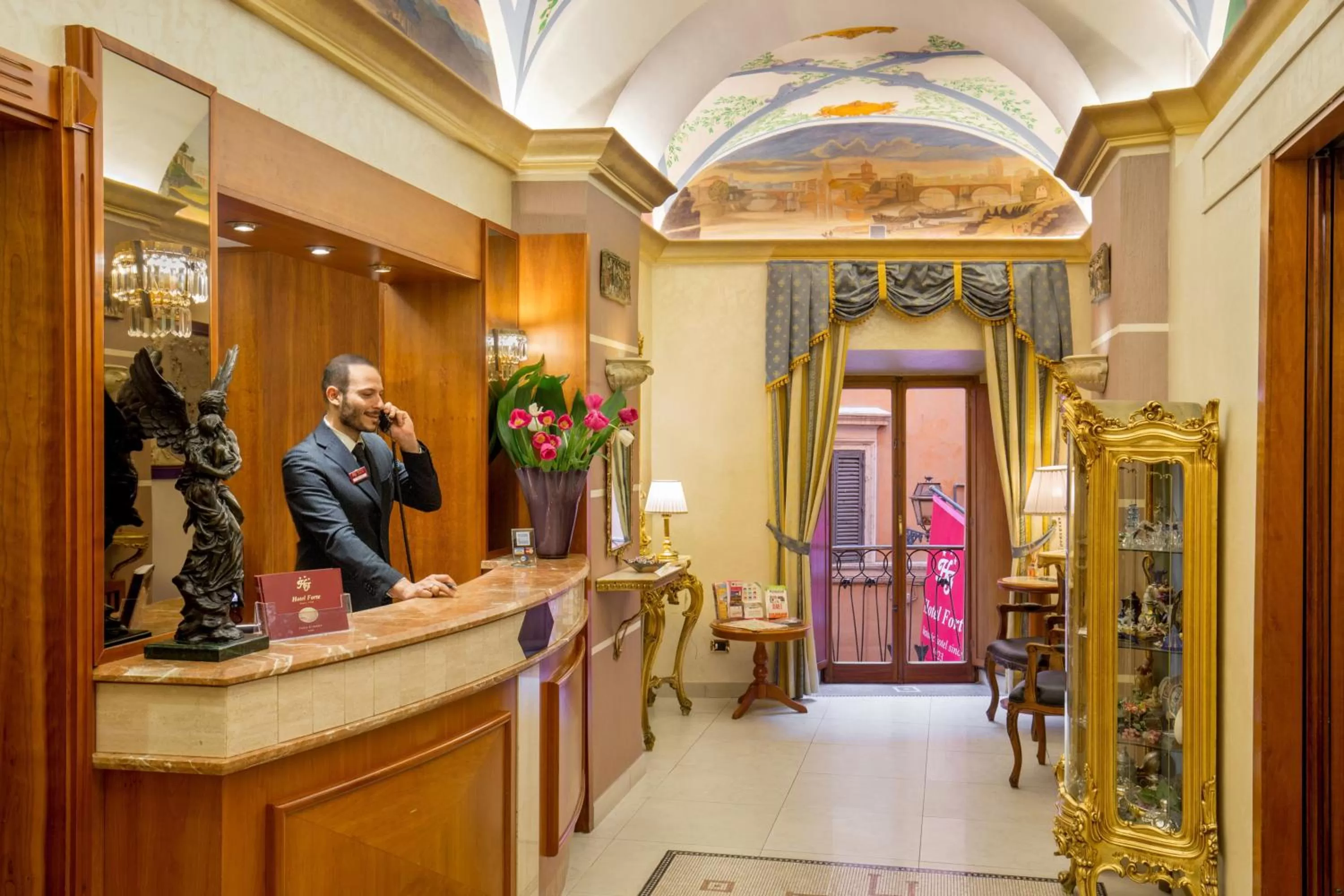 Lobby or reception in Hotel Forte