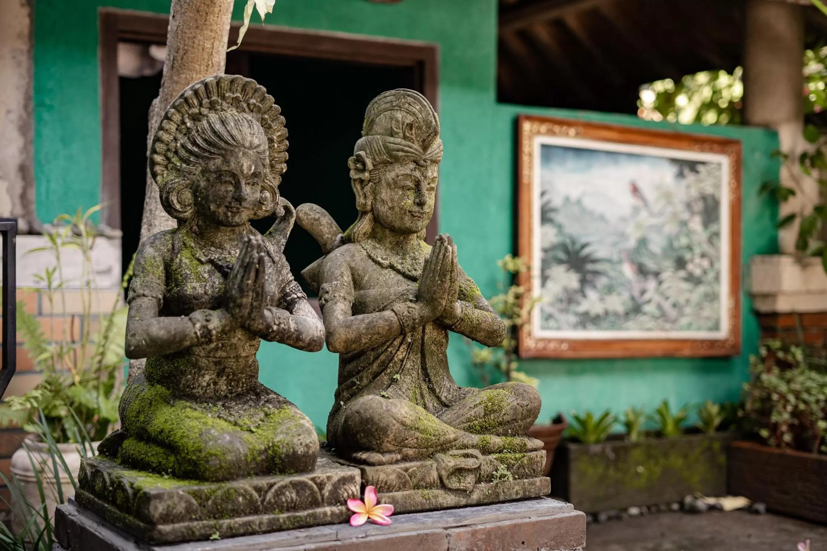 Garden in Kubu Rama Ubud Cottage