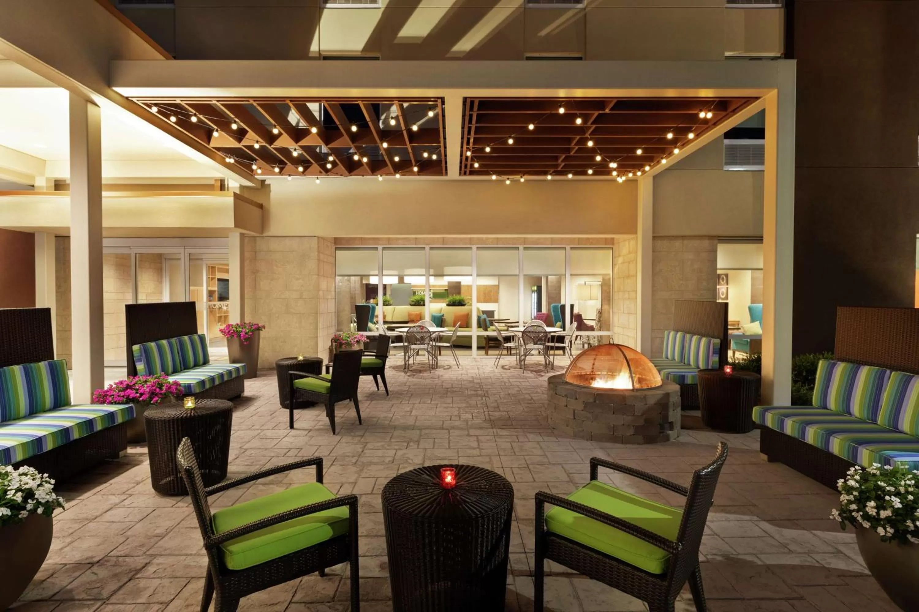 Patio in Home2 Suites By Hilton Savannah Airport