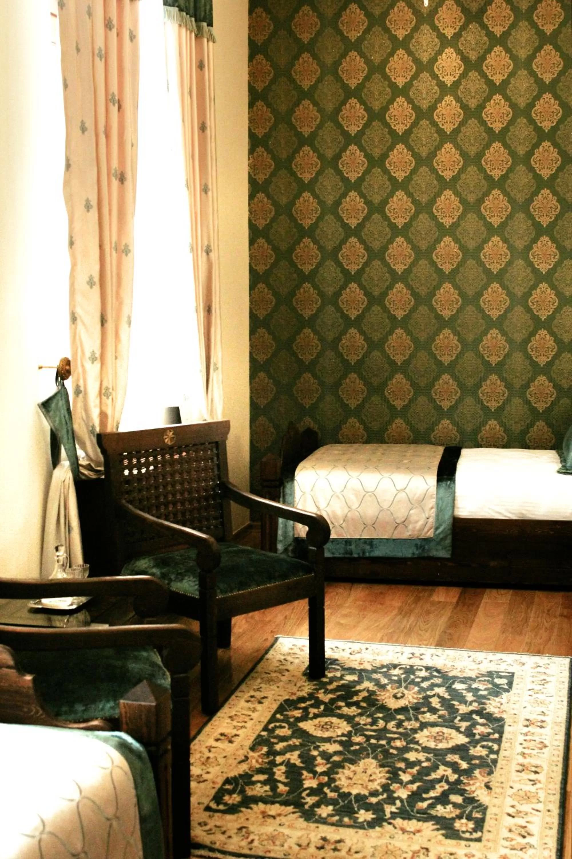 Bed in İsa Begov Hamam Hotel