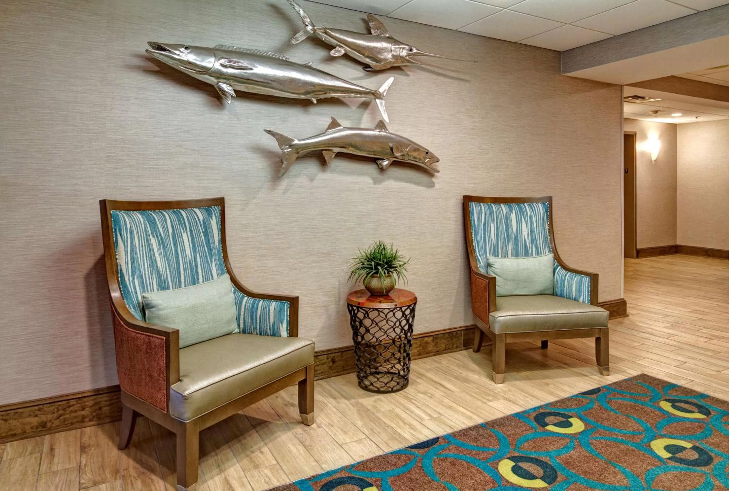 Lobby or reception in Hampton Inn Beaufort