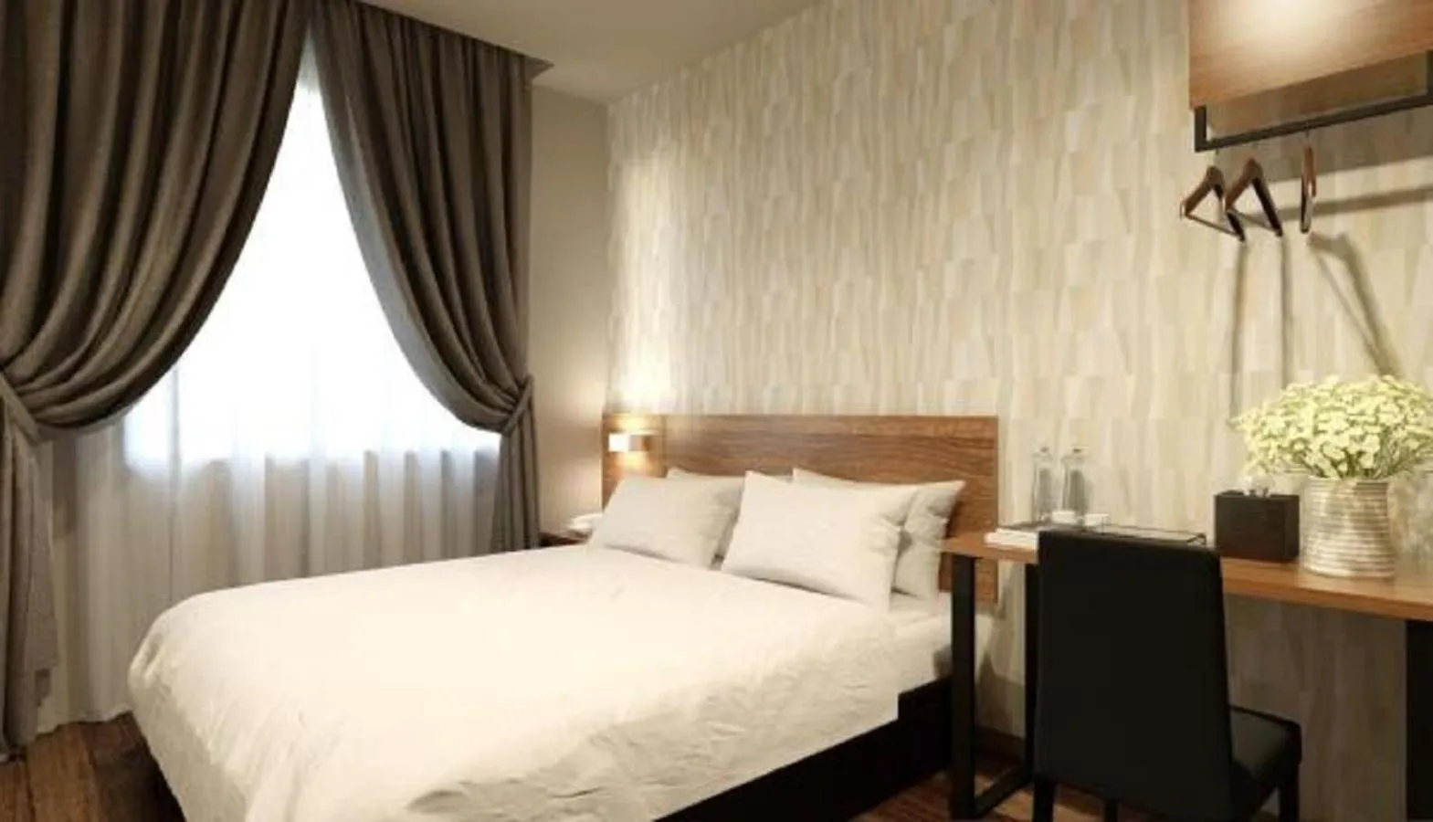 Bed in The Square Hotel