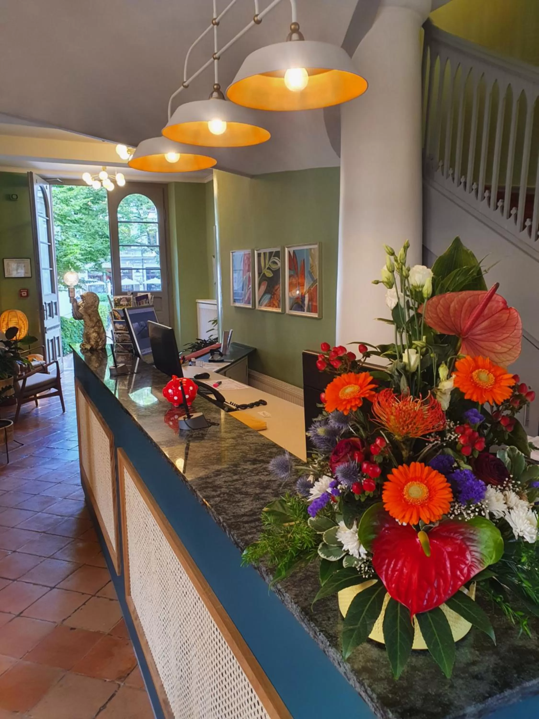 Lobby or reception in Hotel Erbenhof