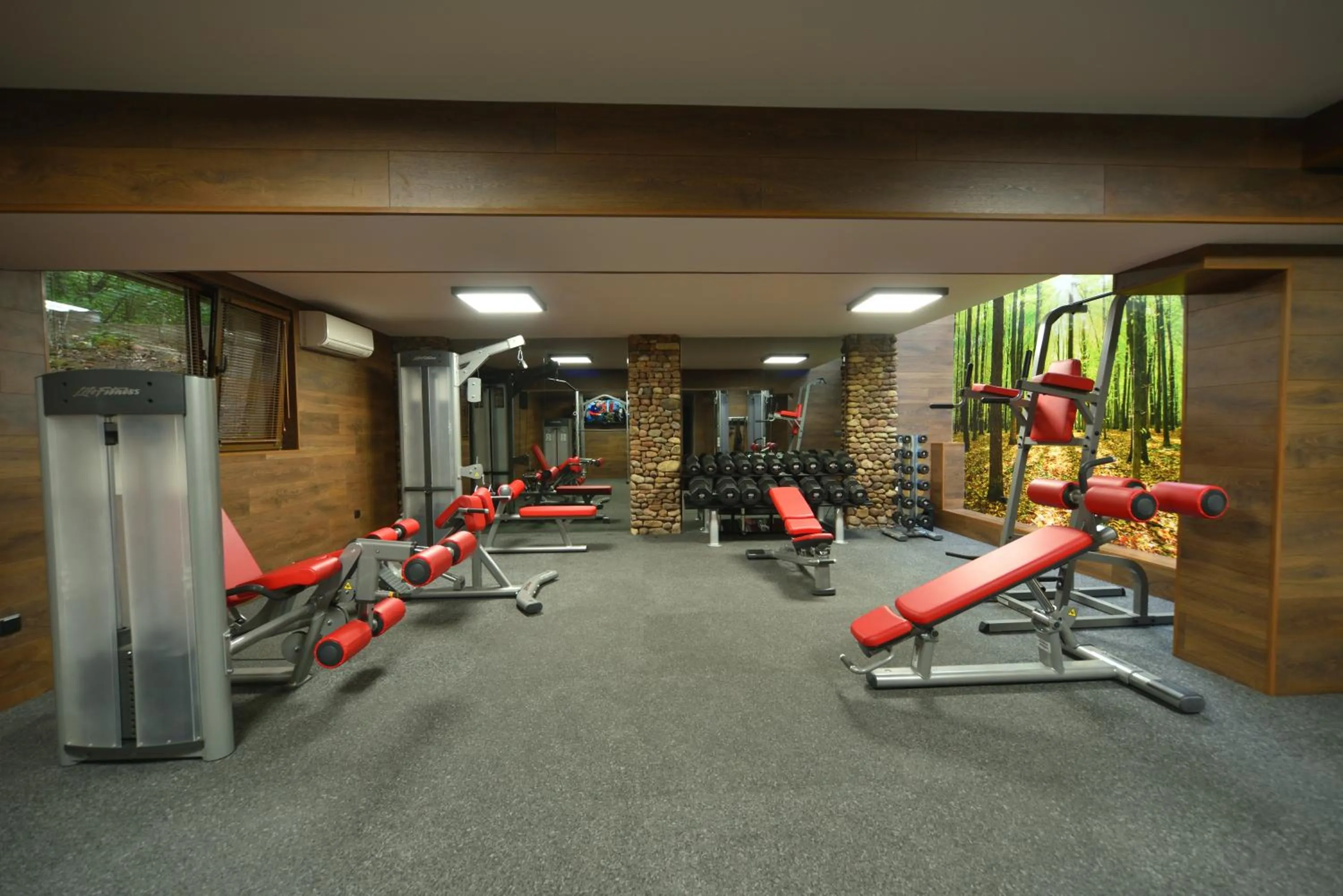Fitness centre/facilities in Vila 6aTo Hotel & Wellnes