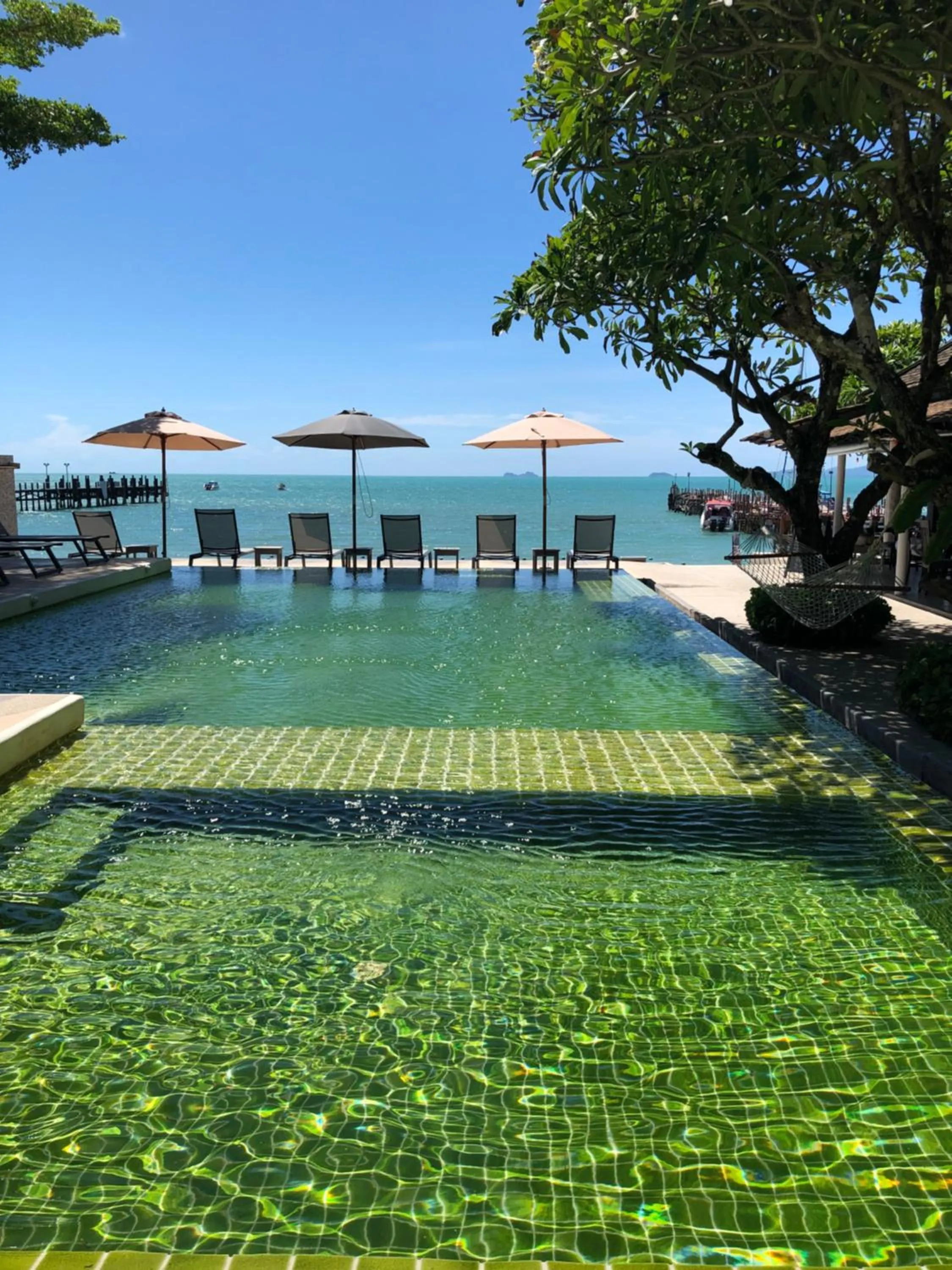 Swimming pool in Punnpreeda Beach Resort - SHA Plus Certified