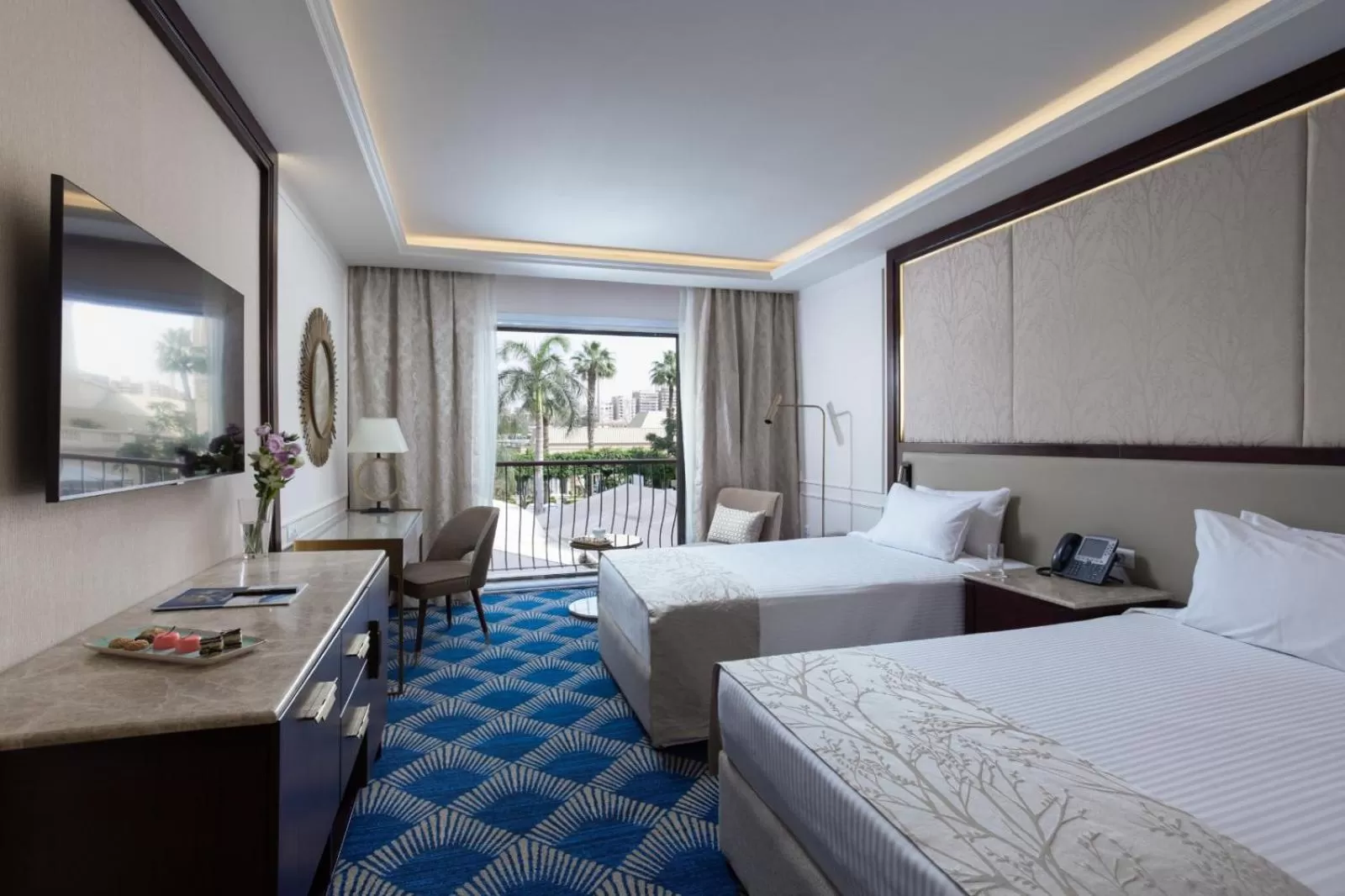 Bed in Concorde El Salam Cairo Hotel & Casino