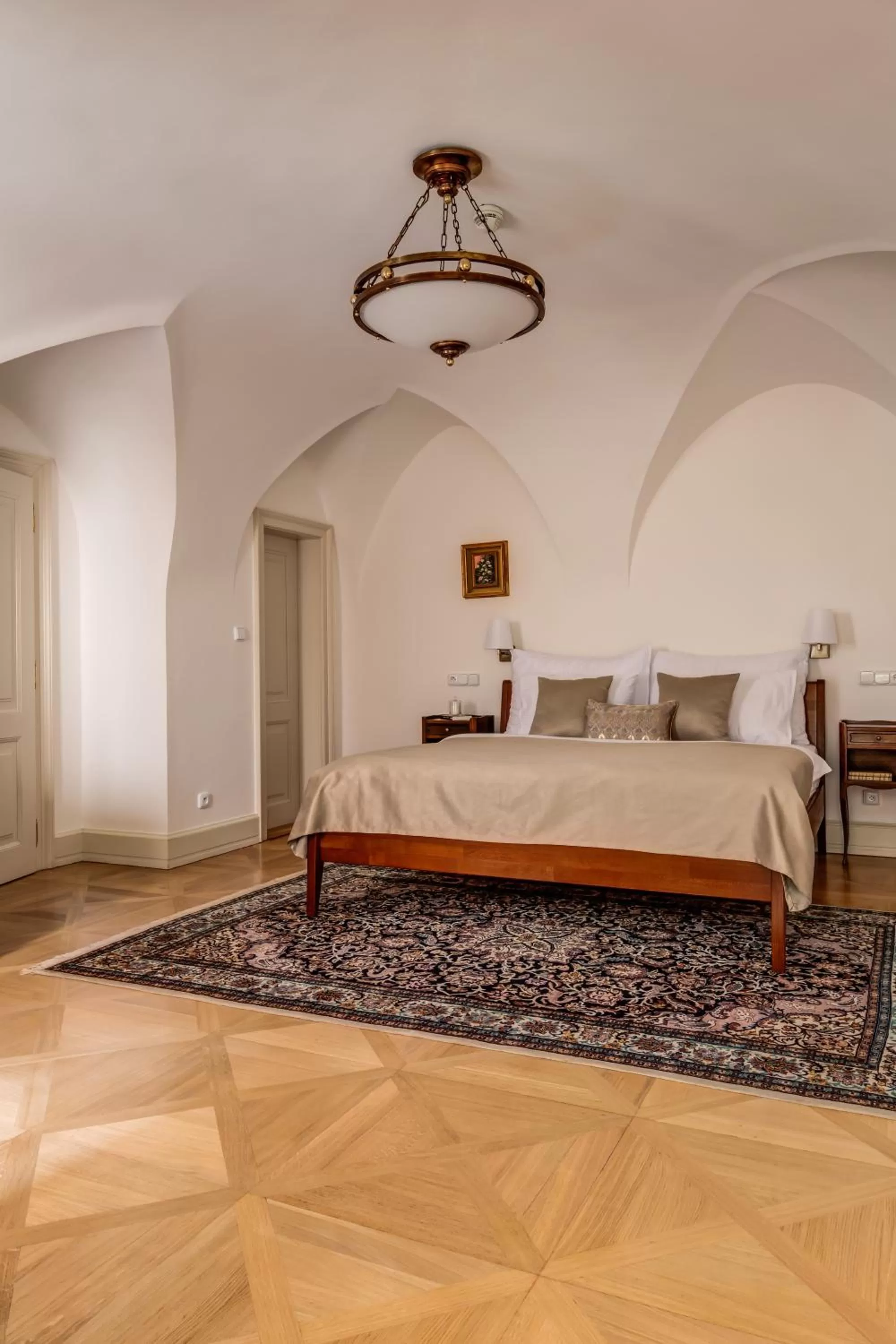 Bed in Hotel Nerudova 211