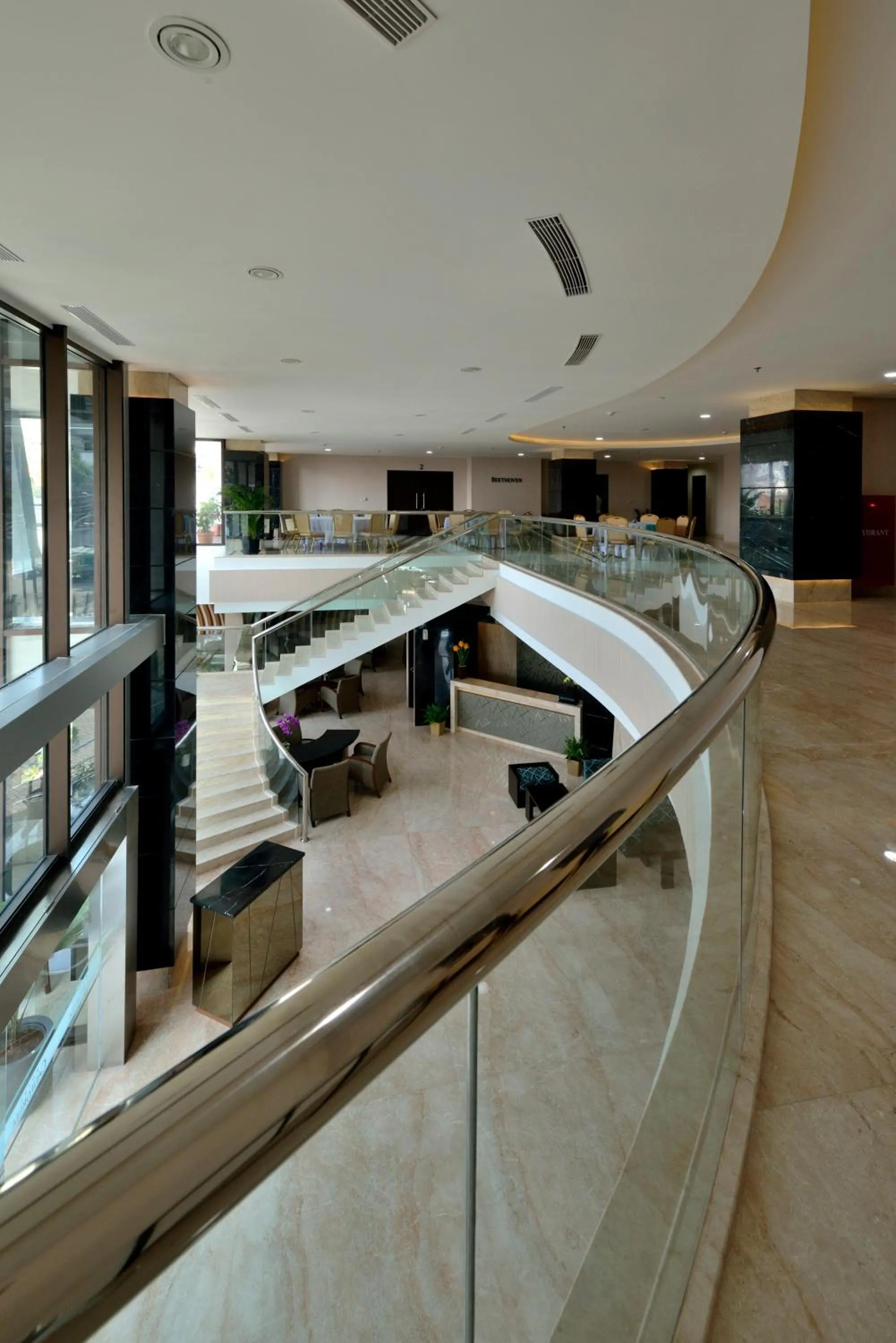 Decorative detail in Hotel California Bandung