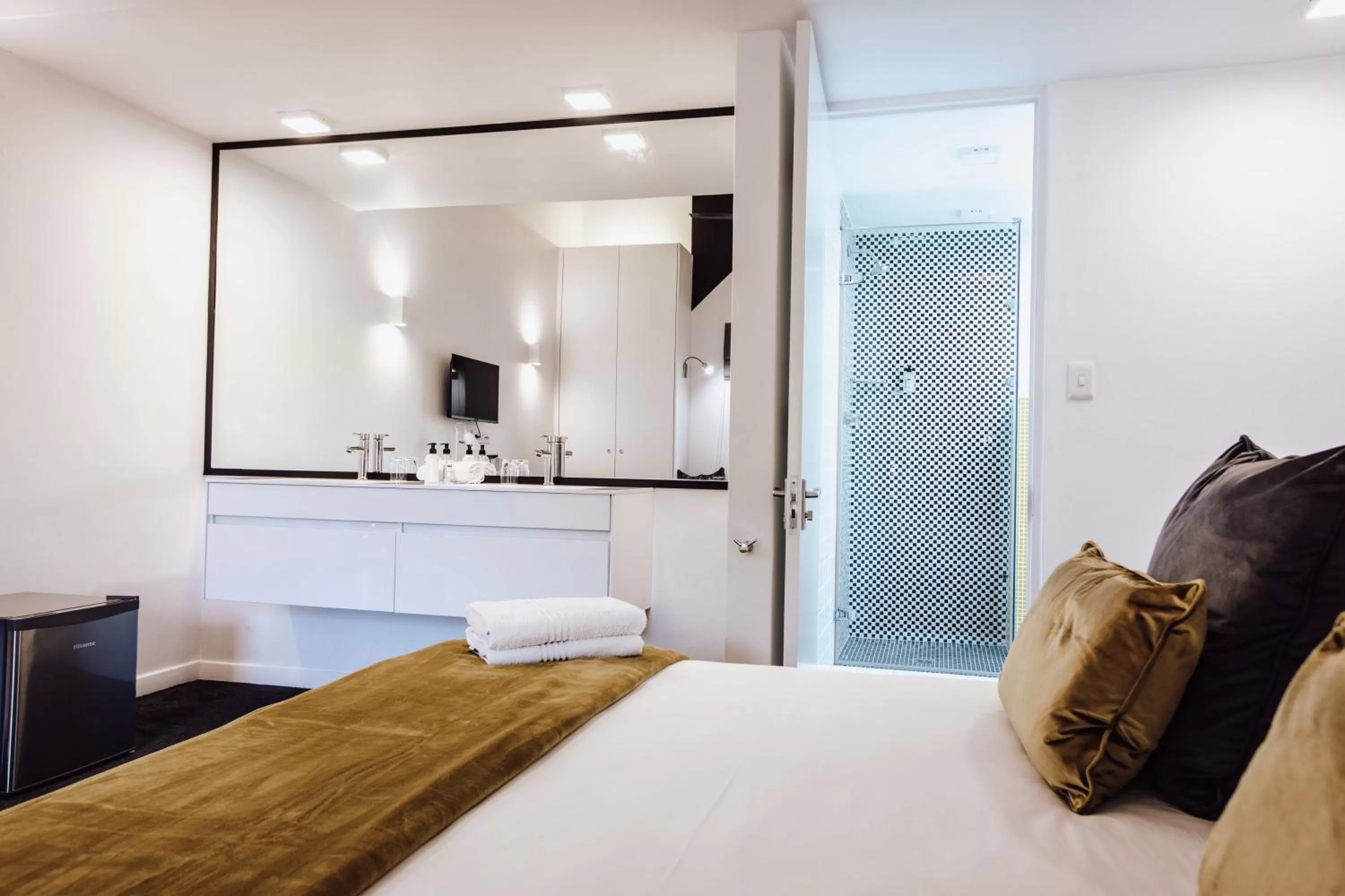 Bed in Boschenmeer House