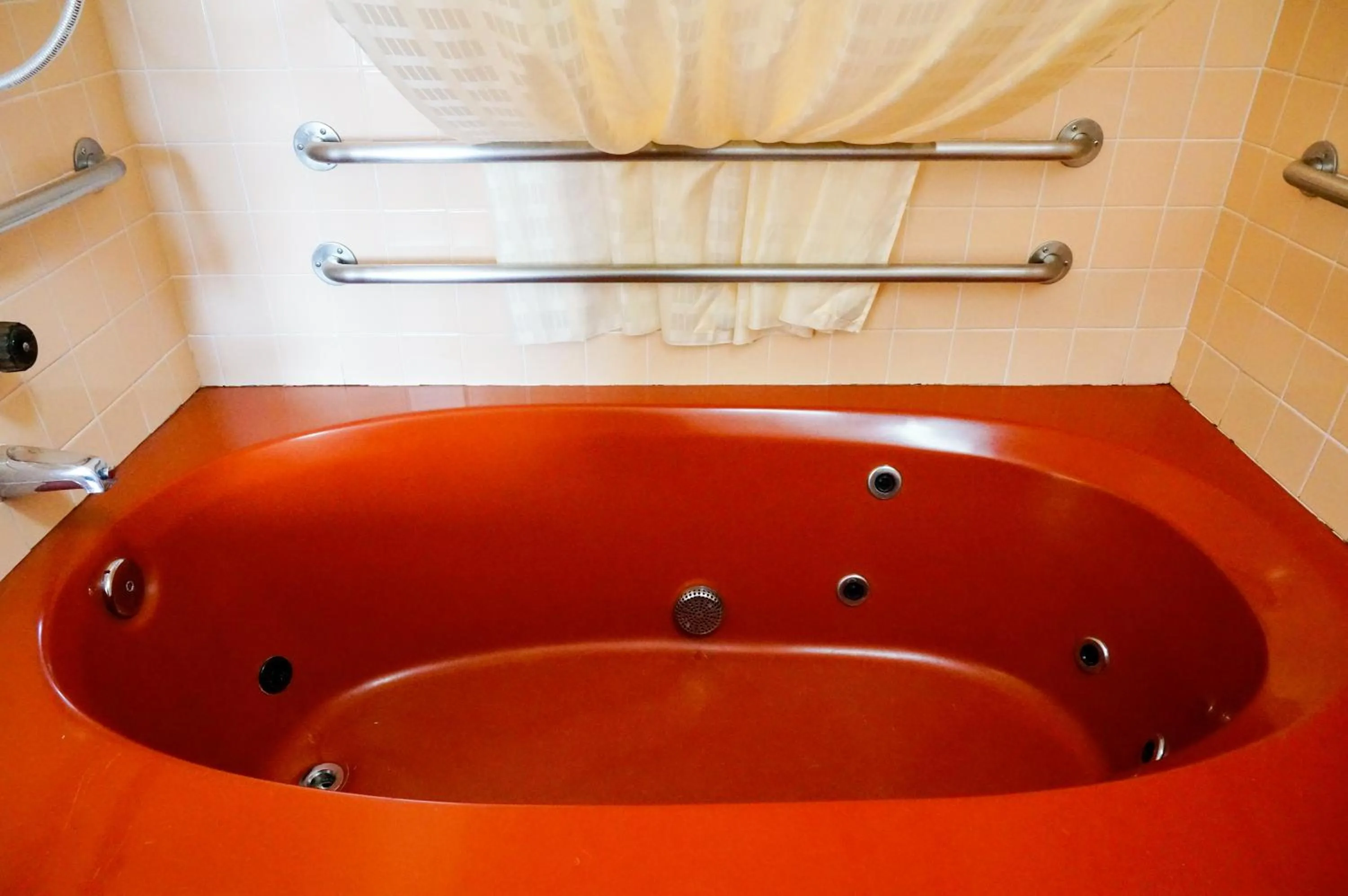 Bathroom in OceanView Motel