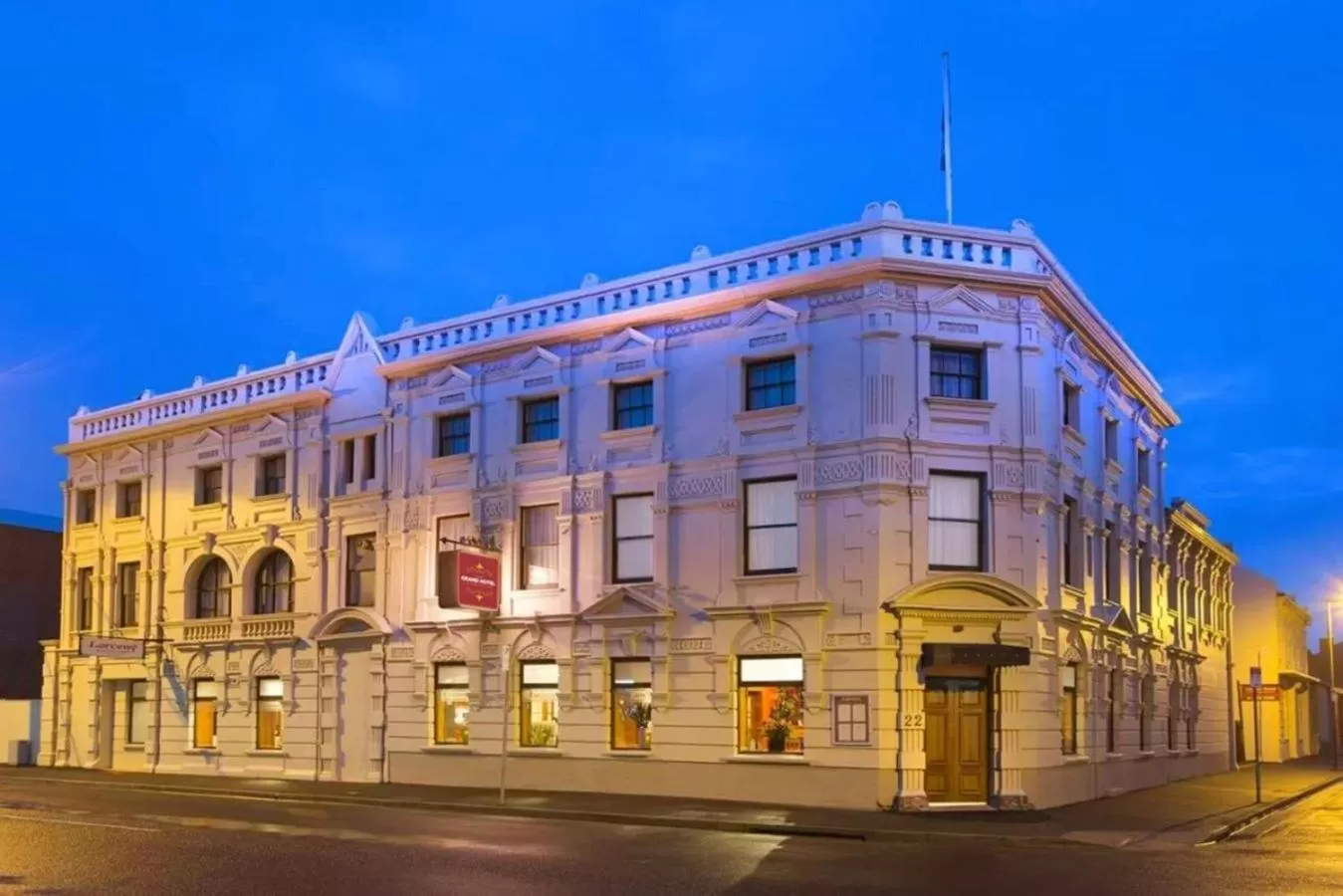 Property building in The Grand Hotel Launceston (Formerly Clarion Hotel)