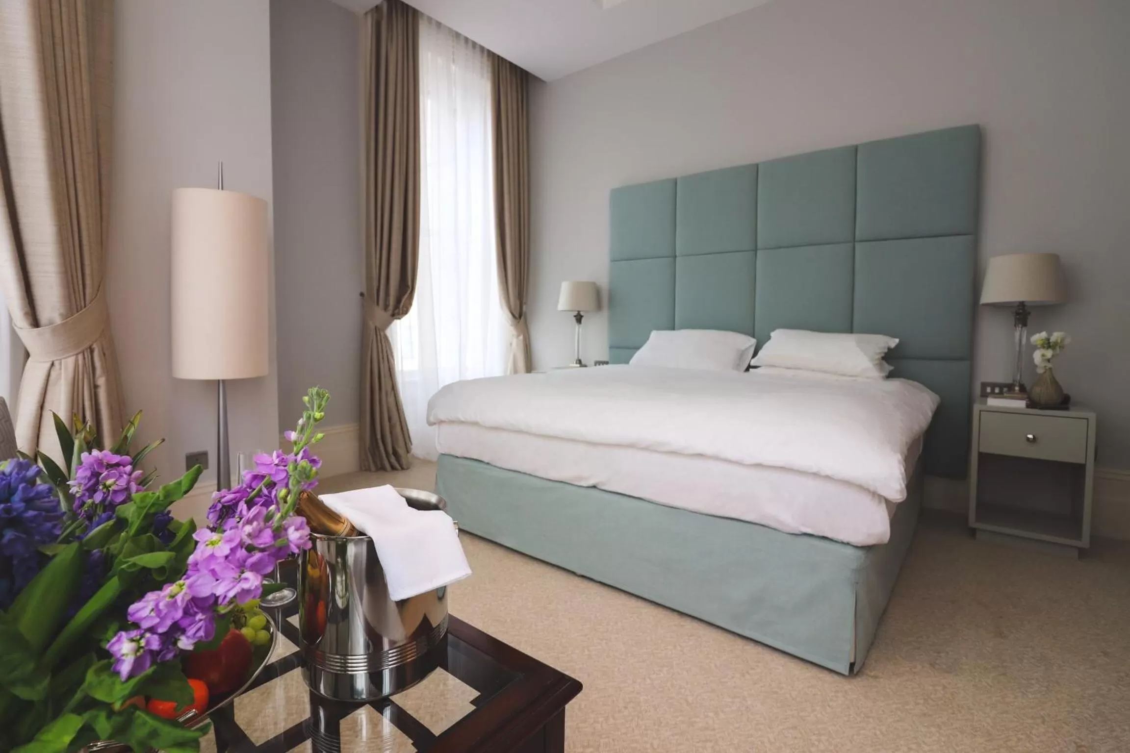 Bed in The Chatsworth Hotel