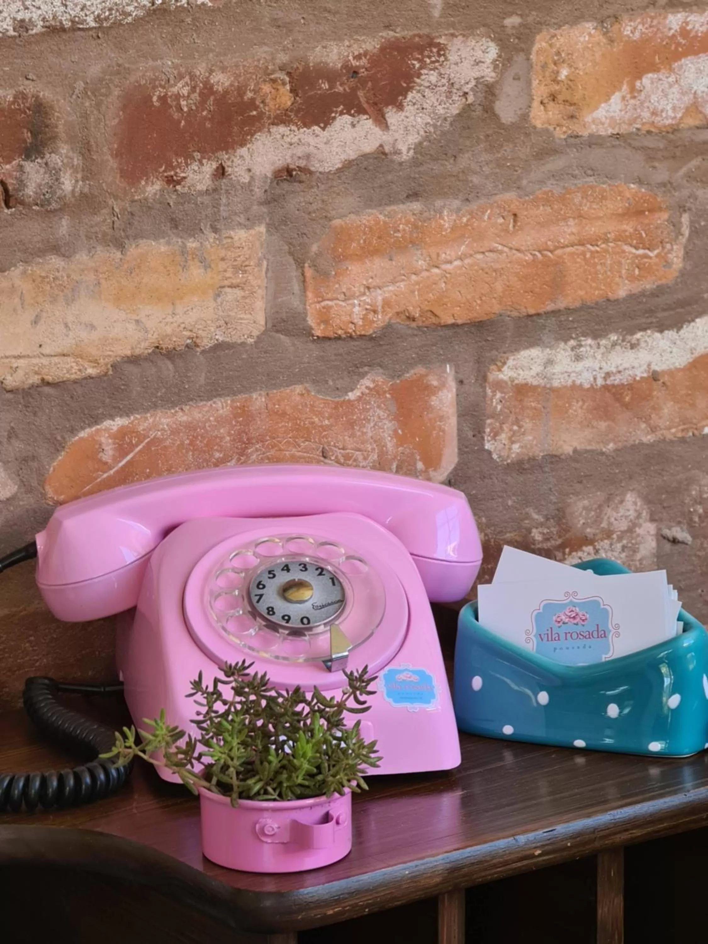 Decorative detail in Pousada Vila Rosada