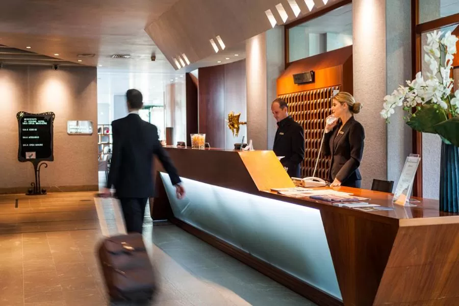 People in Cosmo Hotel Torri